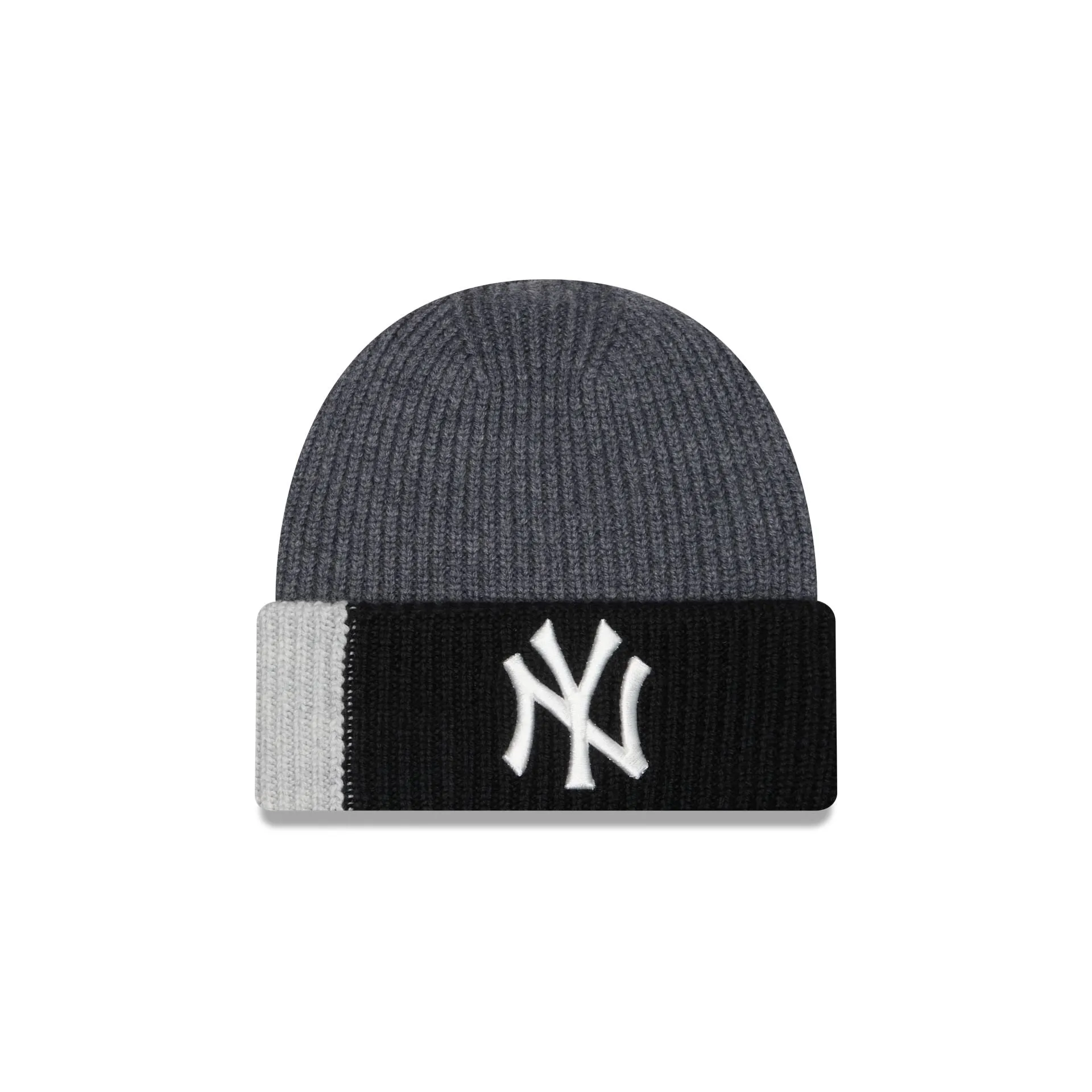 New York Yankees Merino Wool Color Block Cuff Knit Hat sold by New Era