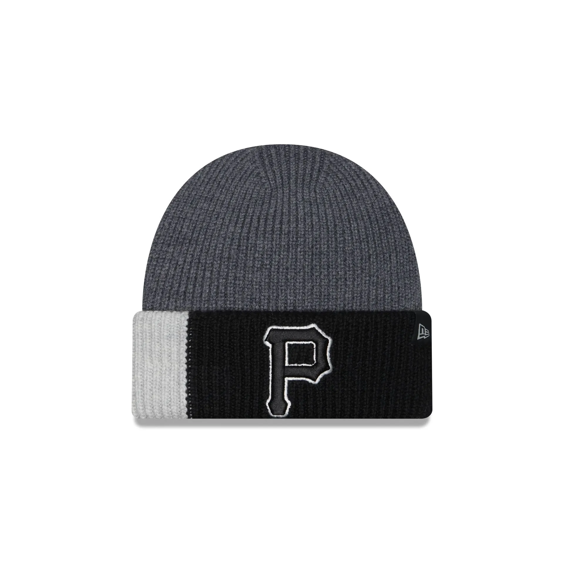 Pittsburgh Pirates Merino Wool Color Block Cuff Knit Hat sold by New Era