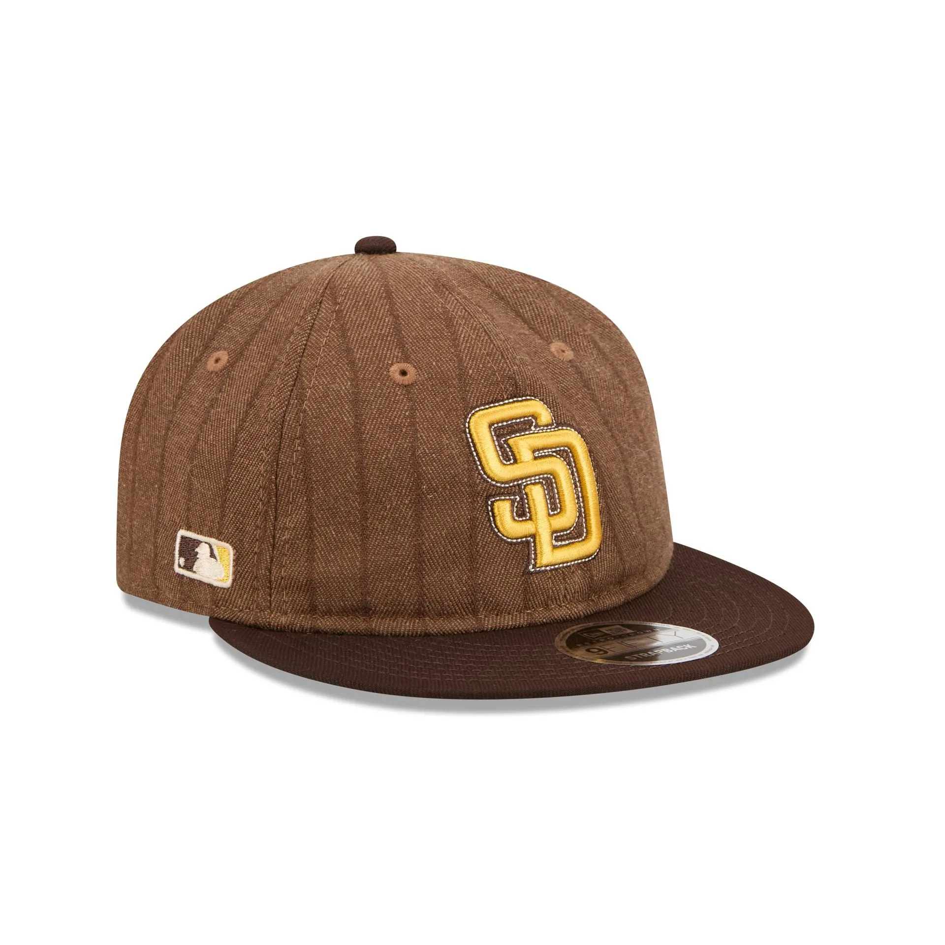 San Diego Padres Three Looms Wool Pinstripe Retro Crown 9FIFTY Adjustable Hat sold by New Era