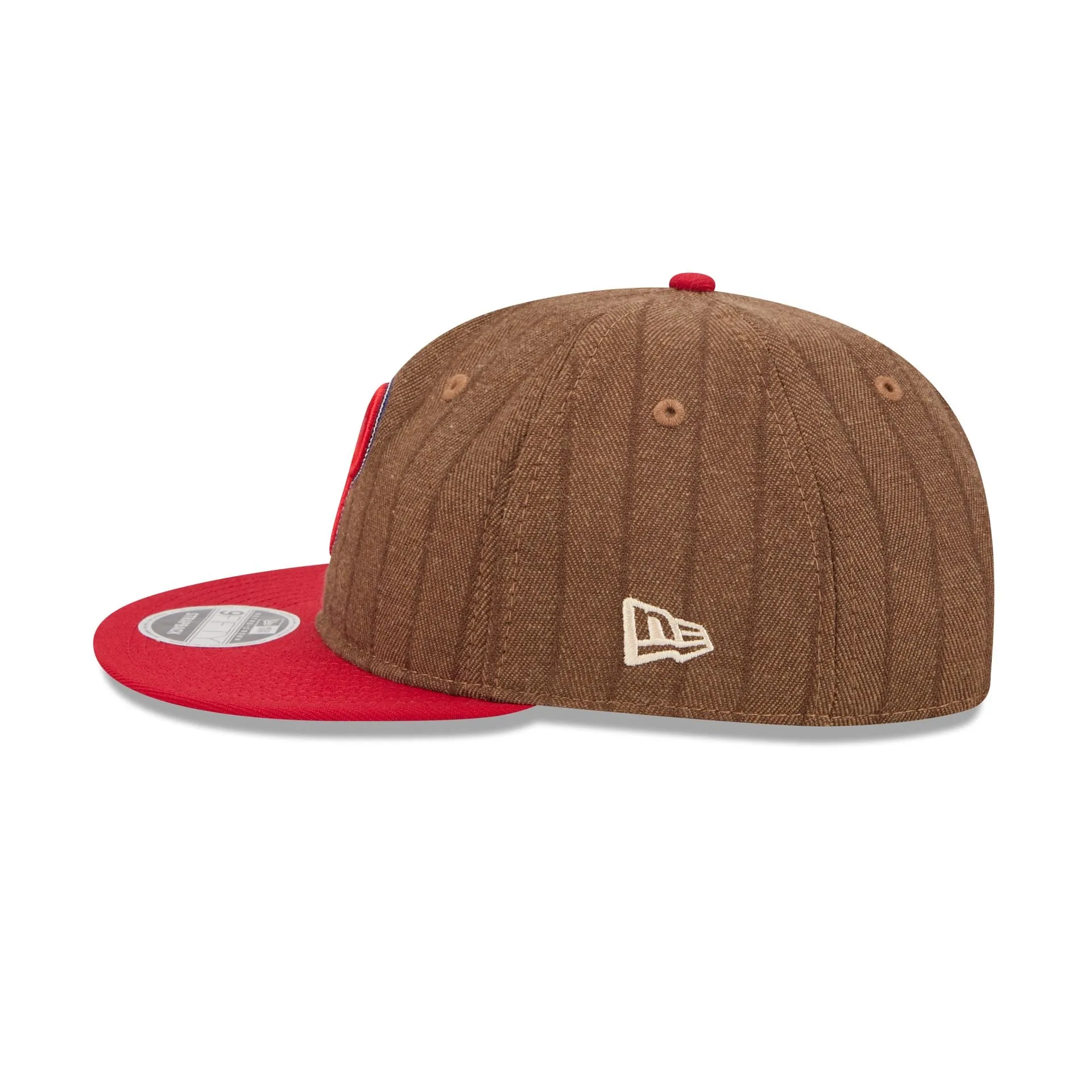 Philadelphia Phillies Three Looms Wool Pinstripe Retro Crown 9FIFTY Adjustable Hat sold by New Era product image thumbnail 5