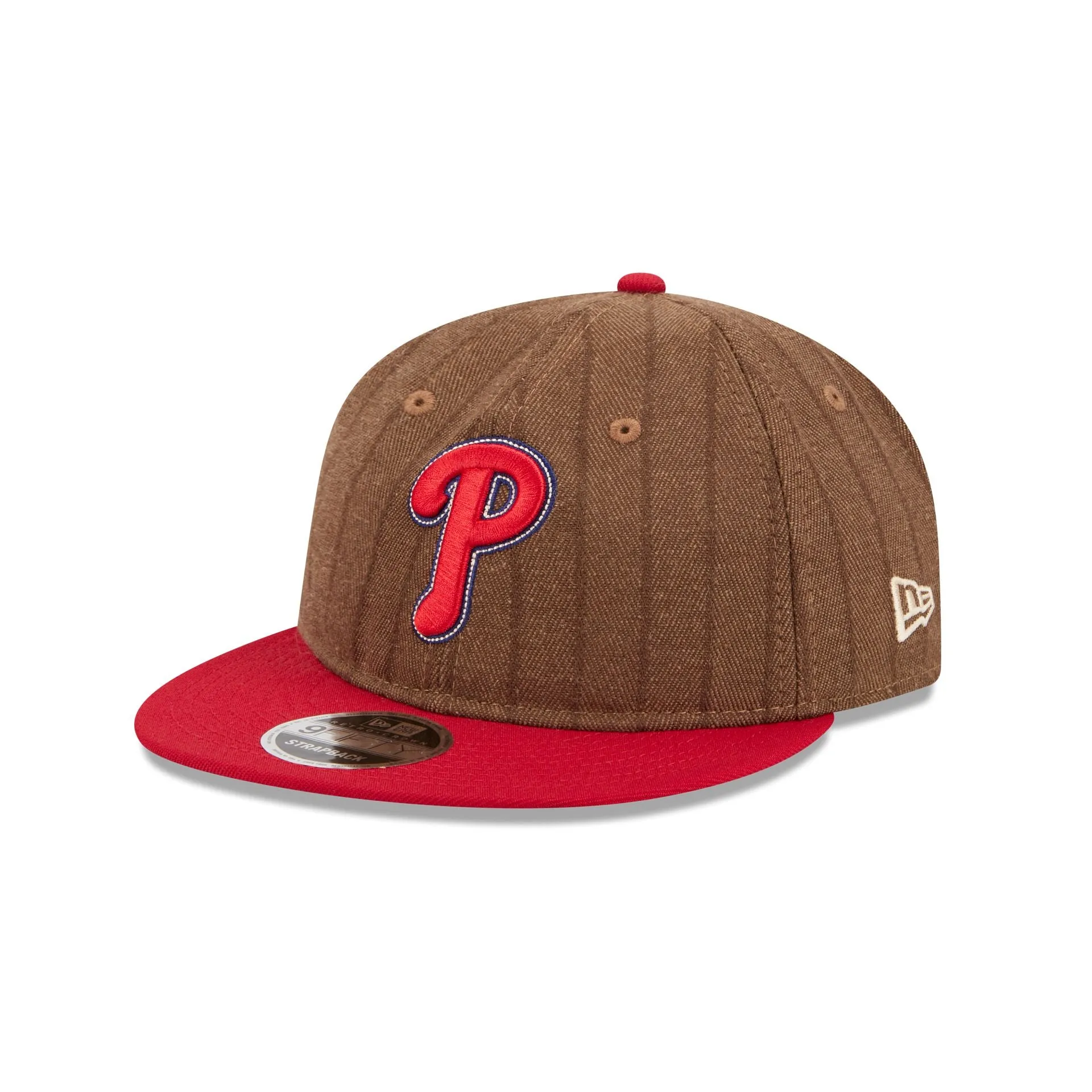 Philadelphia Phillies Three Looms Wool Pinstripe Retro Crown 9FIFTY Adjustable Hat sold by New Era product image thumbnail 3