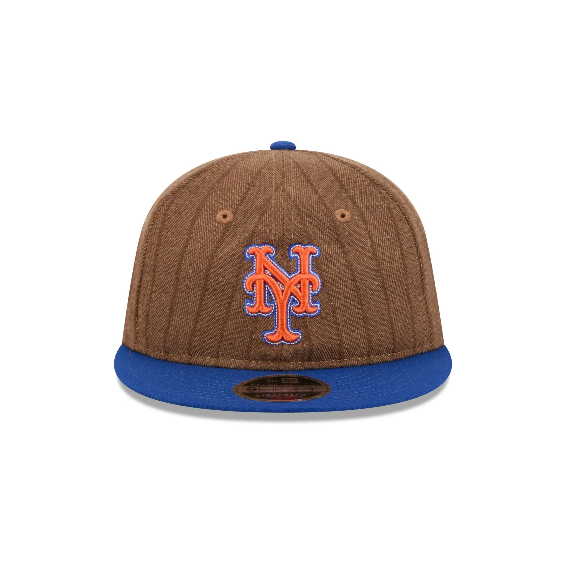 New York Mets Three Looms Wool Pinstripe Retro Crown 9FIFTY Adjustable Hat sold by New Era product image thumbnail 2
