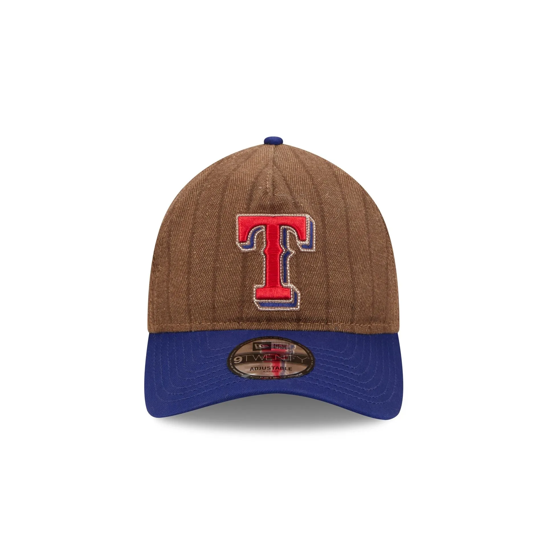 Texas Rangers Three Looms Wool Pinstripe 9TWENTY A-Frame Adjustable Hat sold by New Era product image thumbnail 2