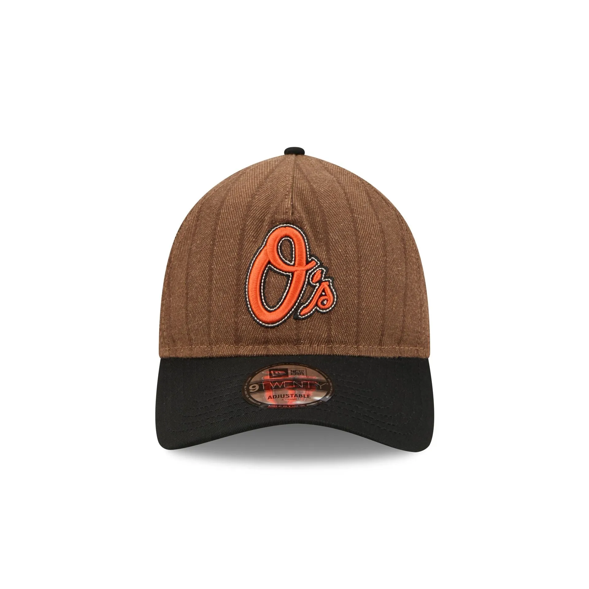 Baltimore Orioles Three Looms Wool Pinstripe 9TWENTY A-Frame Adjustable Hat sold by New Era product image thumbnail 2