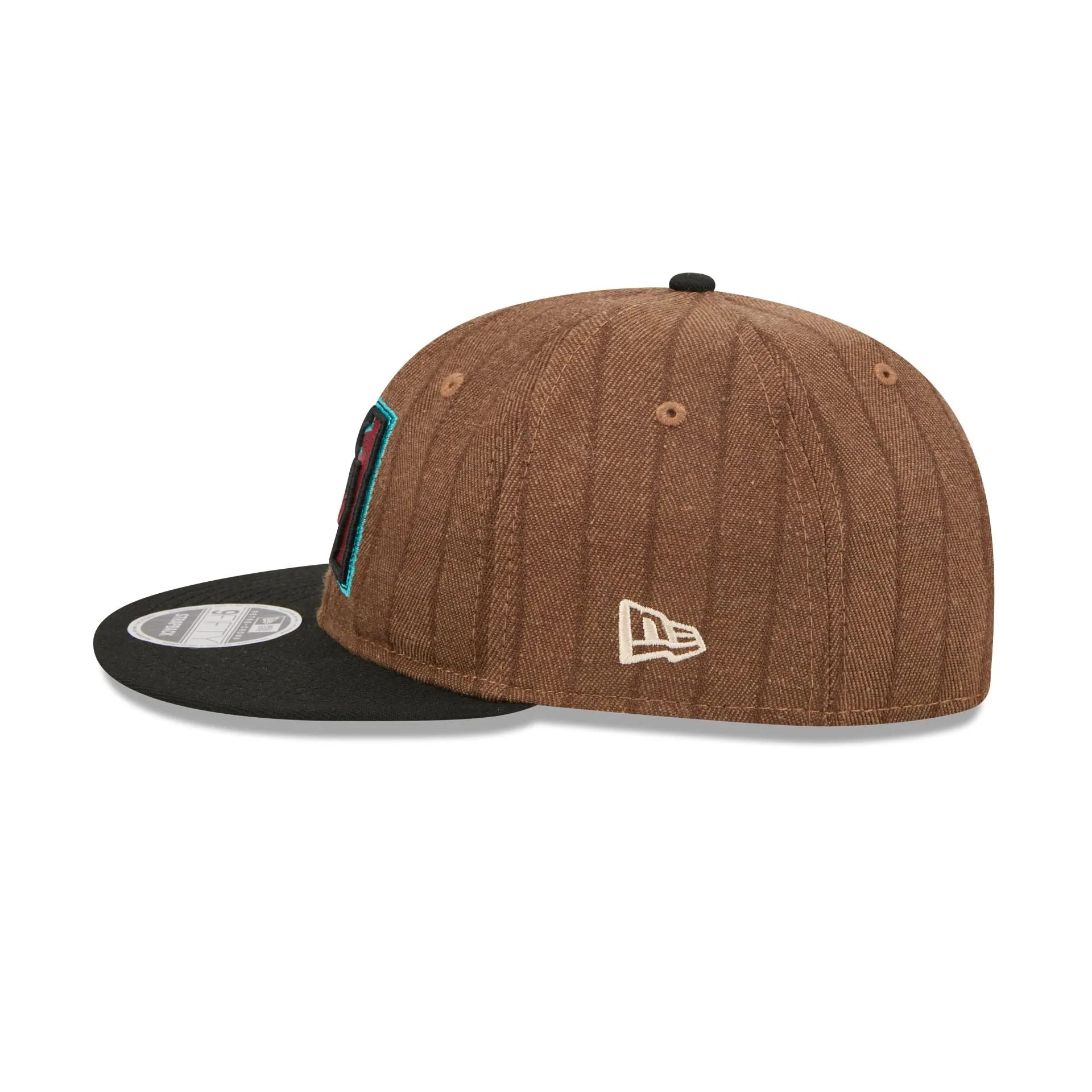 Arizona Diamondbacks Three Looms Wool Pinstripe Retro Crown 9FIFTY Adjustable Hat sold by New Era product image thumbnail 5
