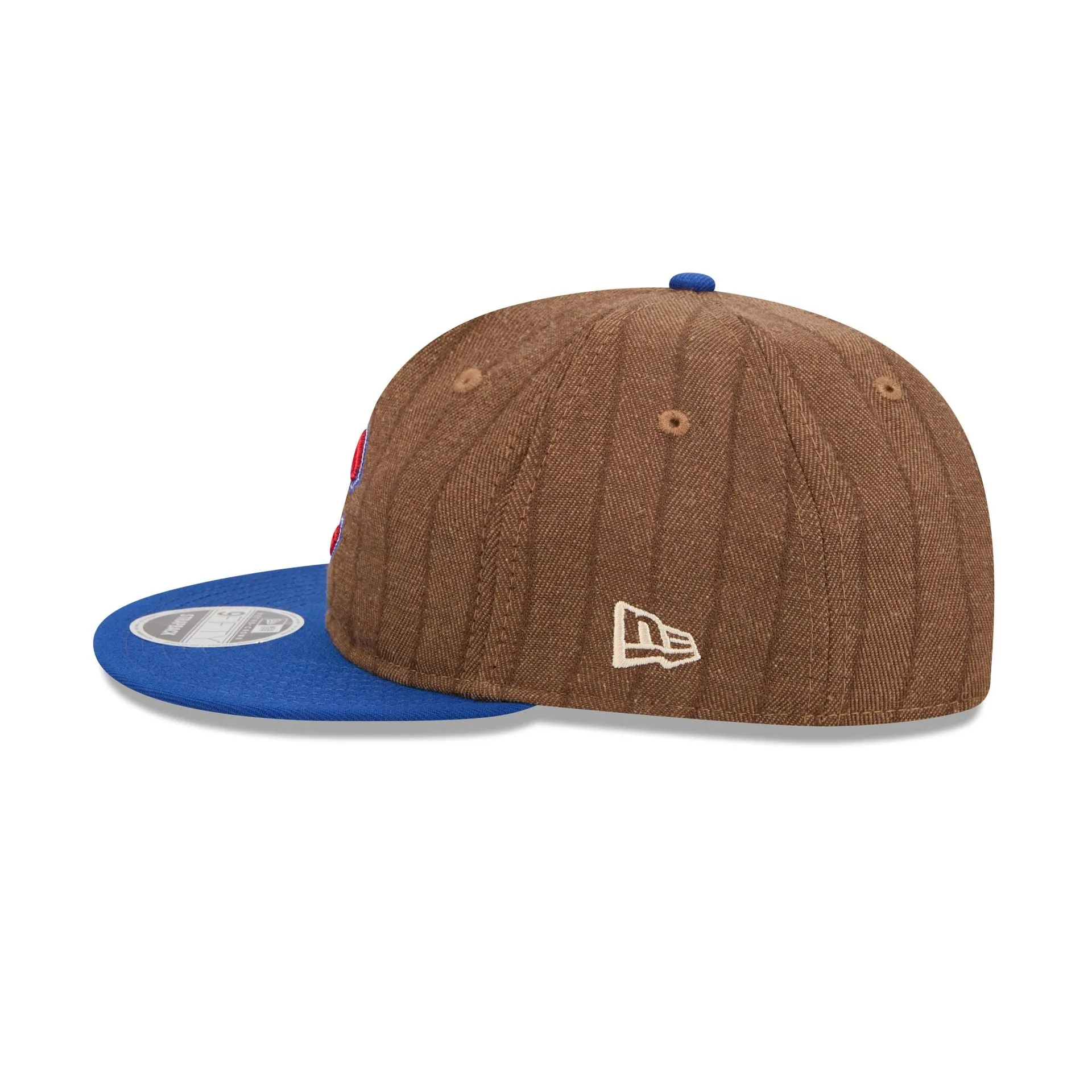 Chicago Cubs Three Looms Wool Pinstripe Retro Crown 9FIFTY Adjustable Hat sold by New Era product image thumbnail 5