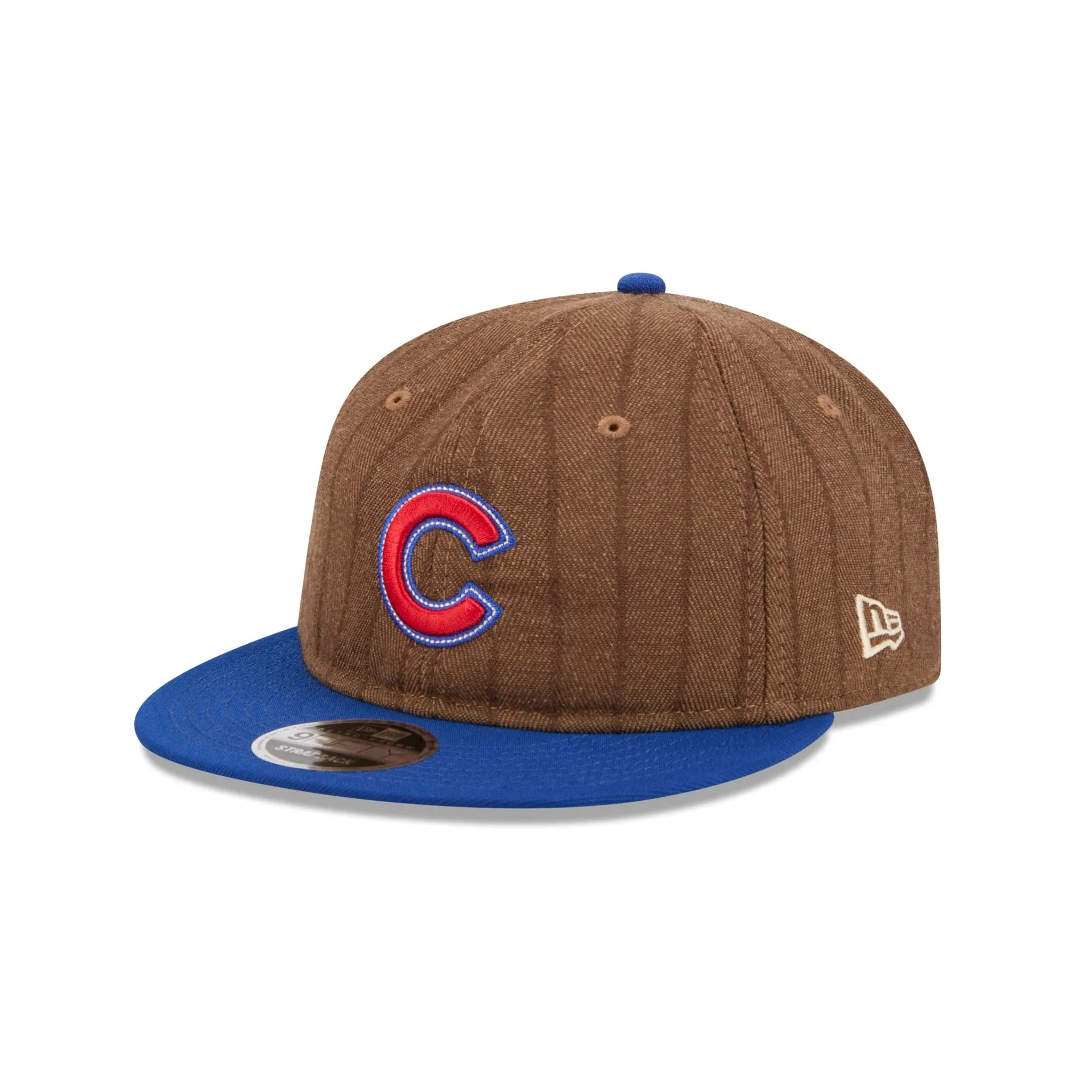 Chicago Cubs Three Looms Wool Pinstripe Retro Crown 9FIFTY Adjustable Hat sold by New Era product image thumbnail 2