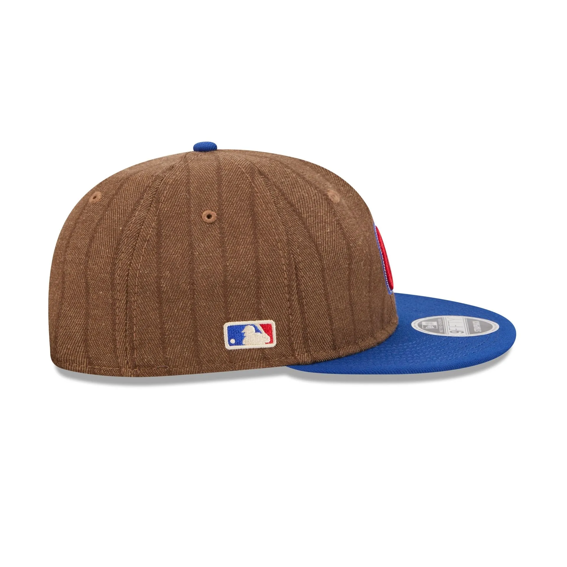 Chicago Cubs Three Looms Wool Pinstripe Retro Crown 9FIFTY Adjustable Hat sold by New Era product image thumbnail 4