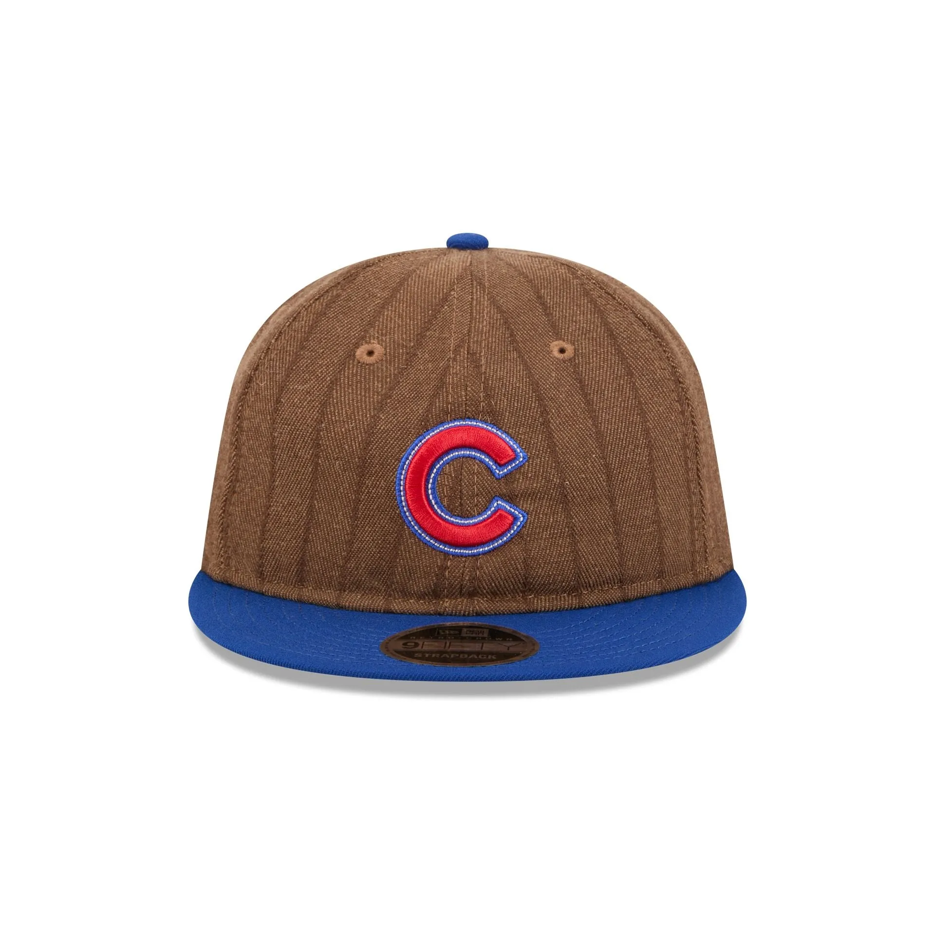 Chicago Cubs Three Looms Wool Pinstripe Retro Crown 9FIFTY Adjustable Hat sold by New Era product image thumbnail 3