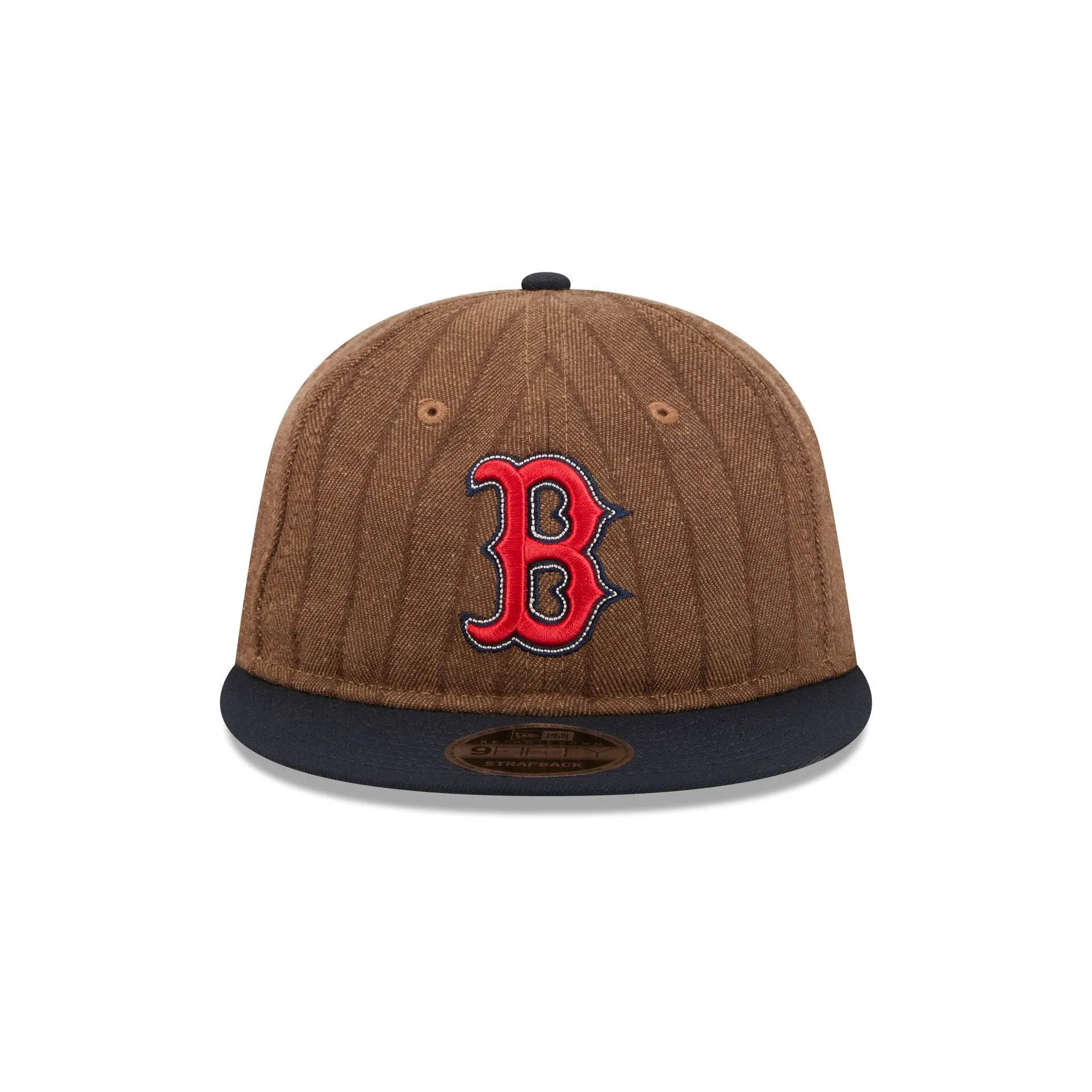 Boston Red Sox Three Looms Wool Pinstripe Retro Crown 9FIFTY Adjustable Hat sold by New Era product image thumbnail 2