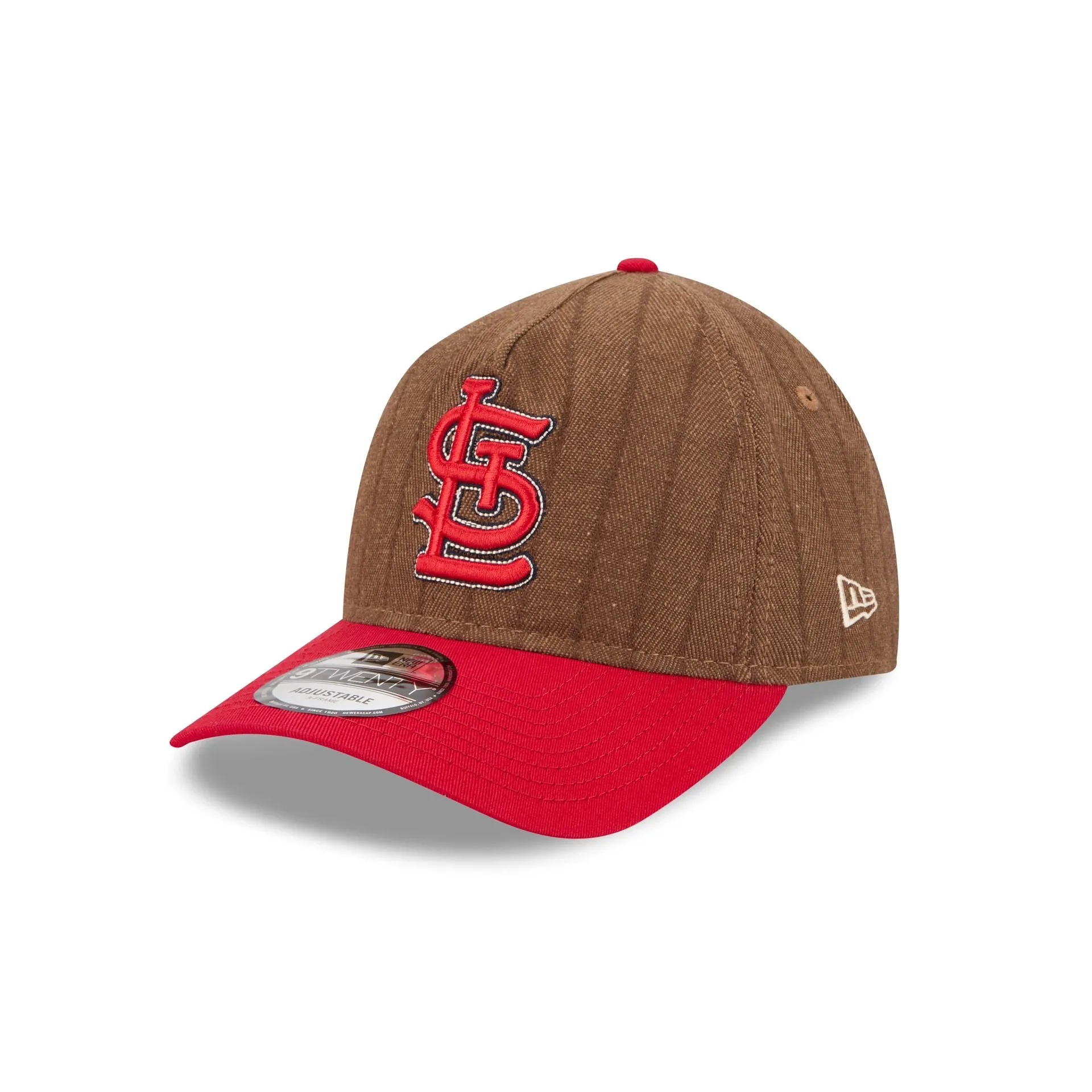 St. Louis Cardinals Three Looms Wool Pinstripe 9TWENTY A-Frame Adjustable Hat sold by New Era product image thumbnail 3