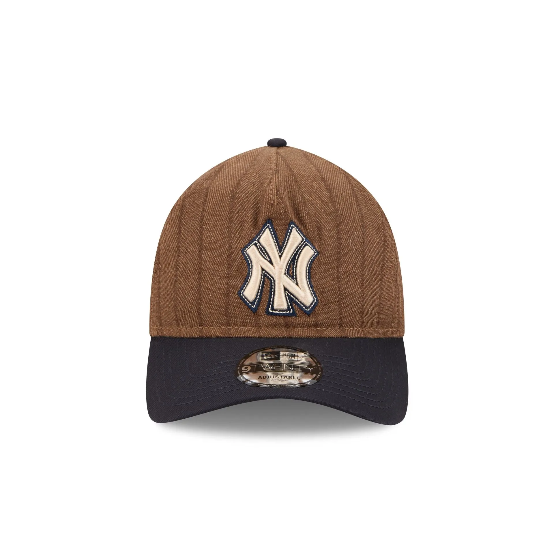 New York Yankees Three Looms Wool Pinstripe 9TWENTY A-Frame Adjustable Hat sold by New Era product image thumbnail 2
