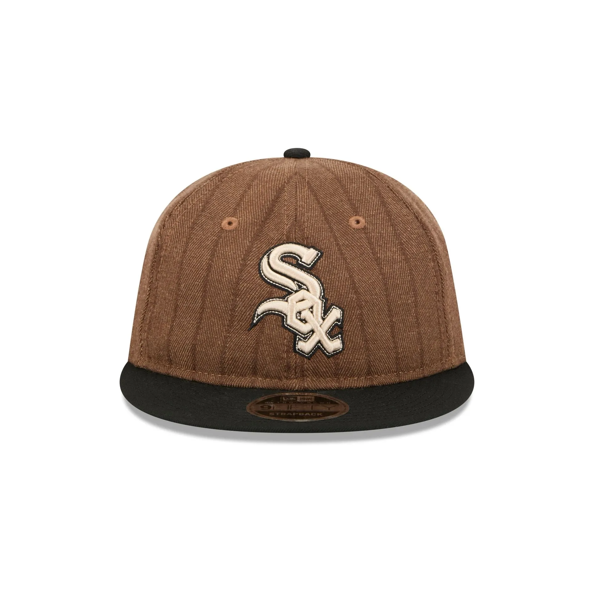 Chicago White Sox Three Looms Wool Pinstripe Retro Crown 9FIFTY Adjustable Hat sold by New Era product image thumbnail 2