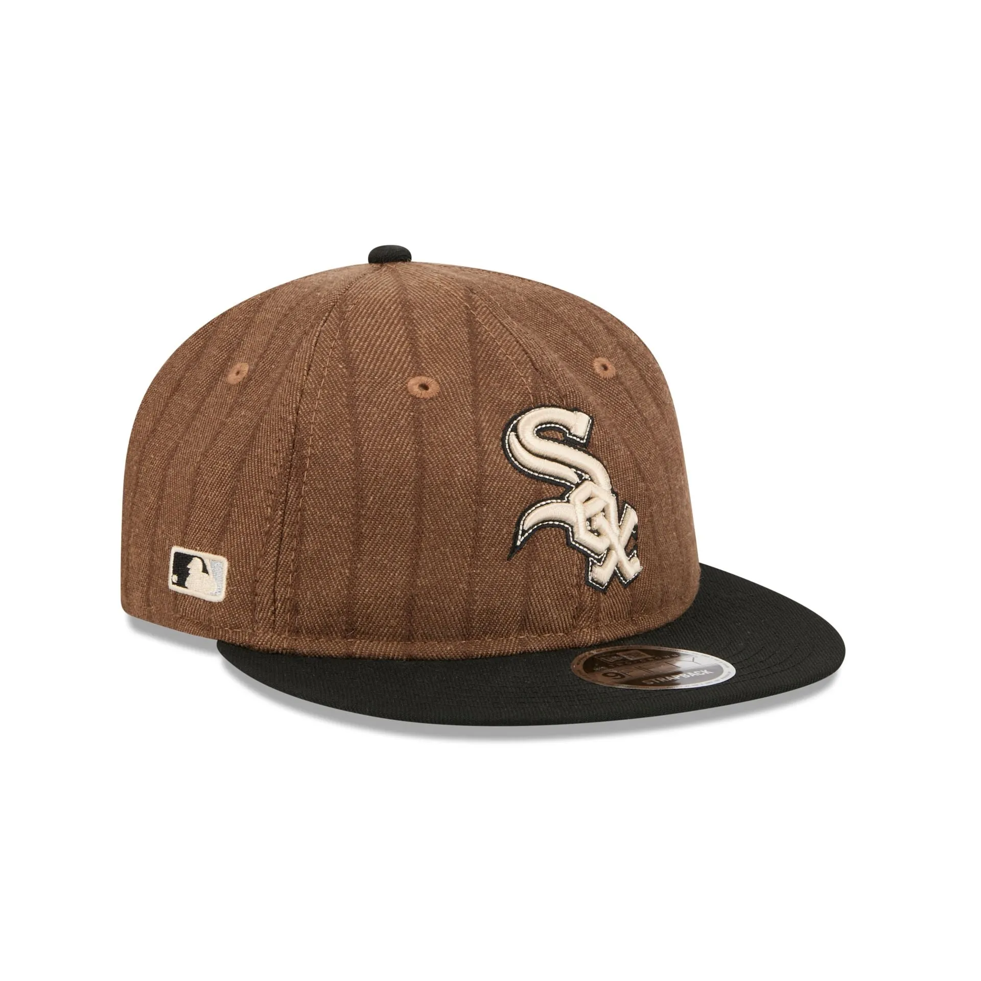 Chicago White Sox Three Looms Wool Pinstripe Retro Crown 9FIFTY Adjustable Hat sold by New Era