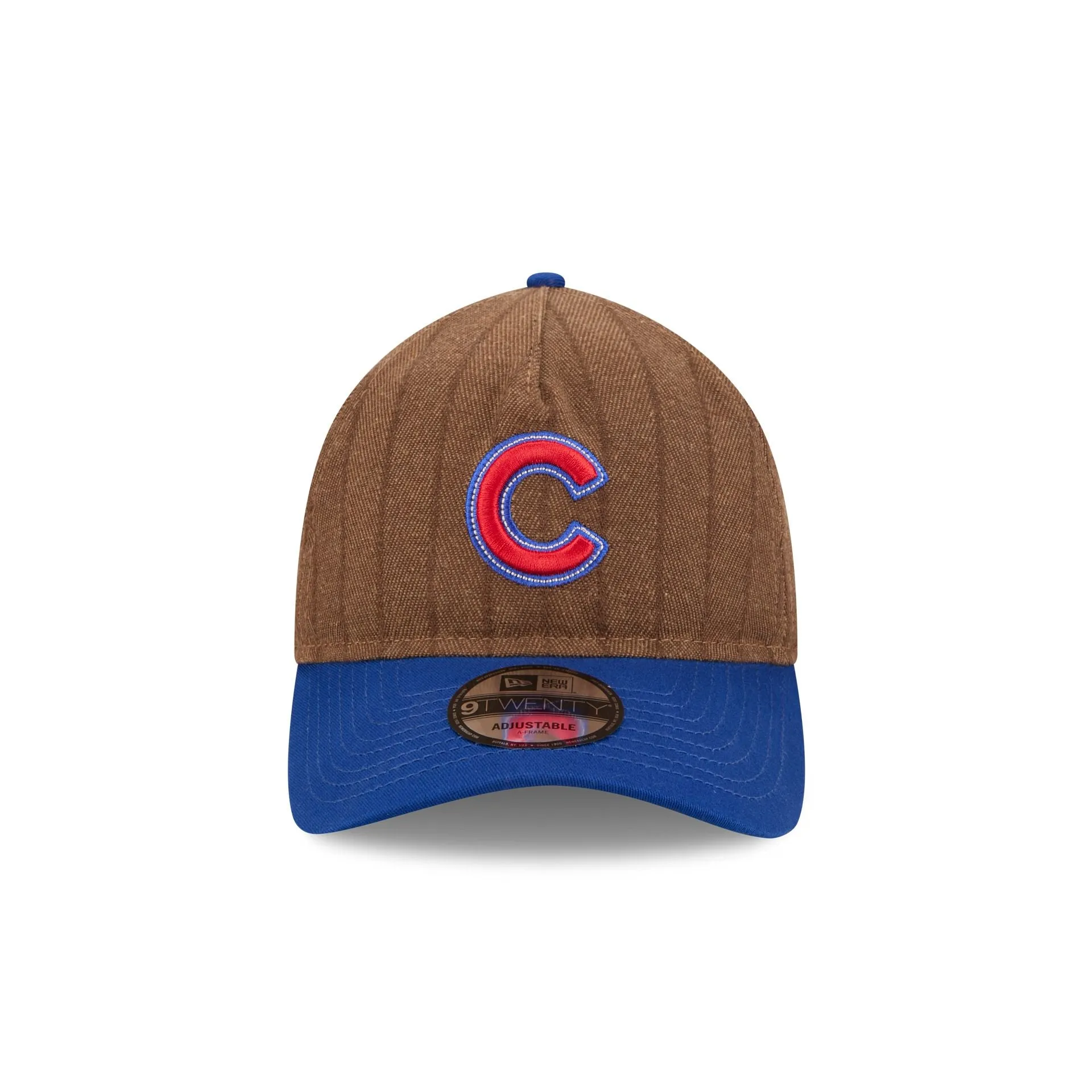 Chicago Cubs Three Looms Wool Pinstripe 9TWENTY A-Frame Adjustable Hat sold by New Era product image thumbnail 2