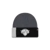 New York Knicks Merino Wool Color Block Cuff Knit Hat sold by New Era