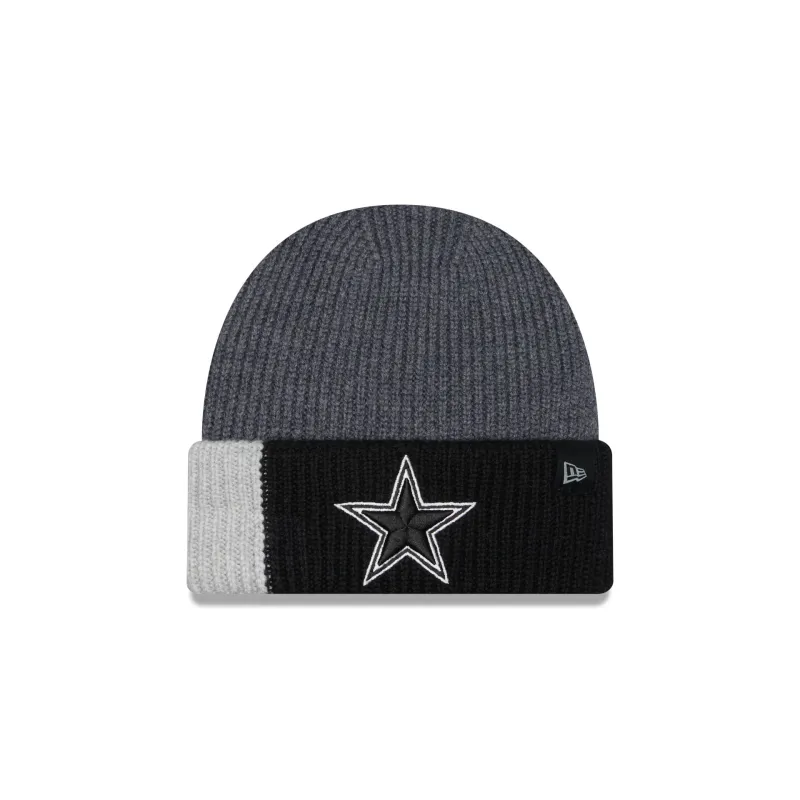 Dallas Cowboys Merino Wool Color Block Cuff Knit Hat sold by New Era