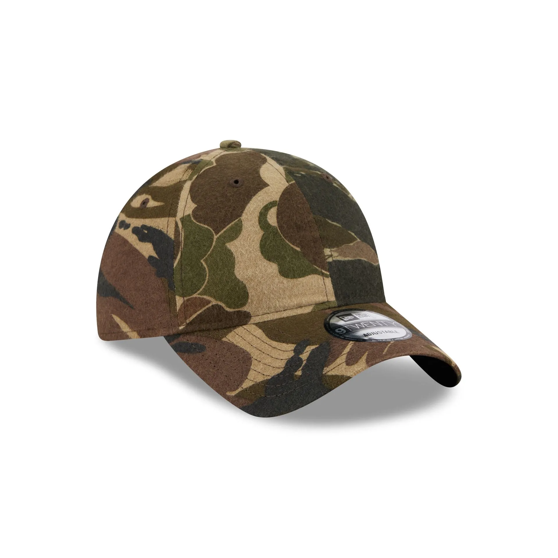 New Era Cap Three Looms Wool Woodland Camo 9TWENTY Adjustable Hat sold by New Era product image thumbnail 3