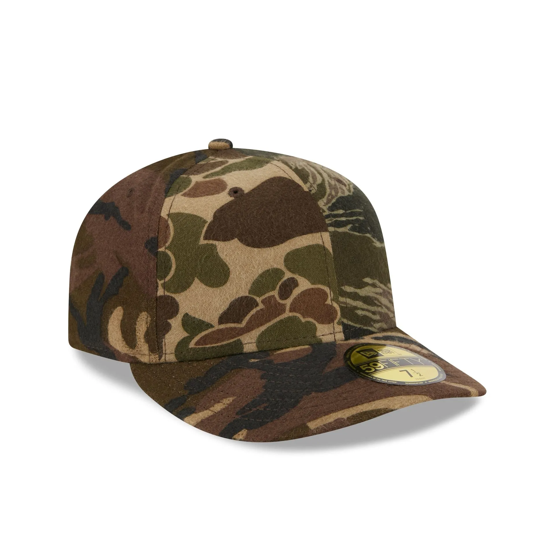 New Era Cap Three Looms Wool Woodland Camo 59FIFTY Fitted Hat sold by New Era product image thumbnail 3