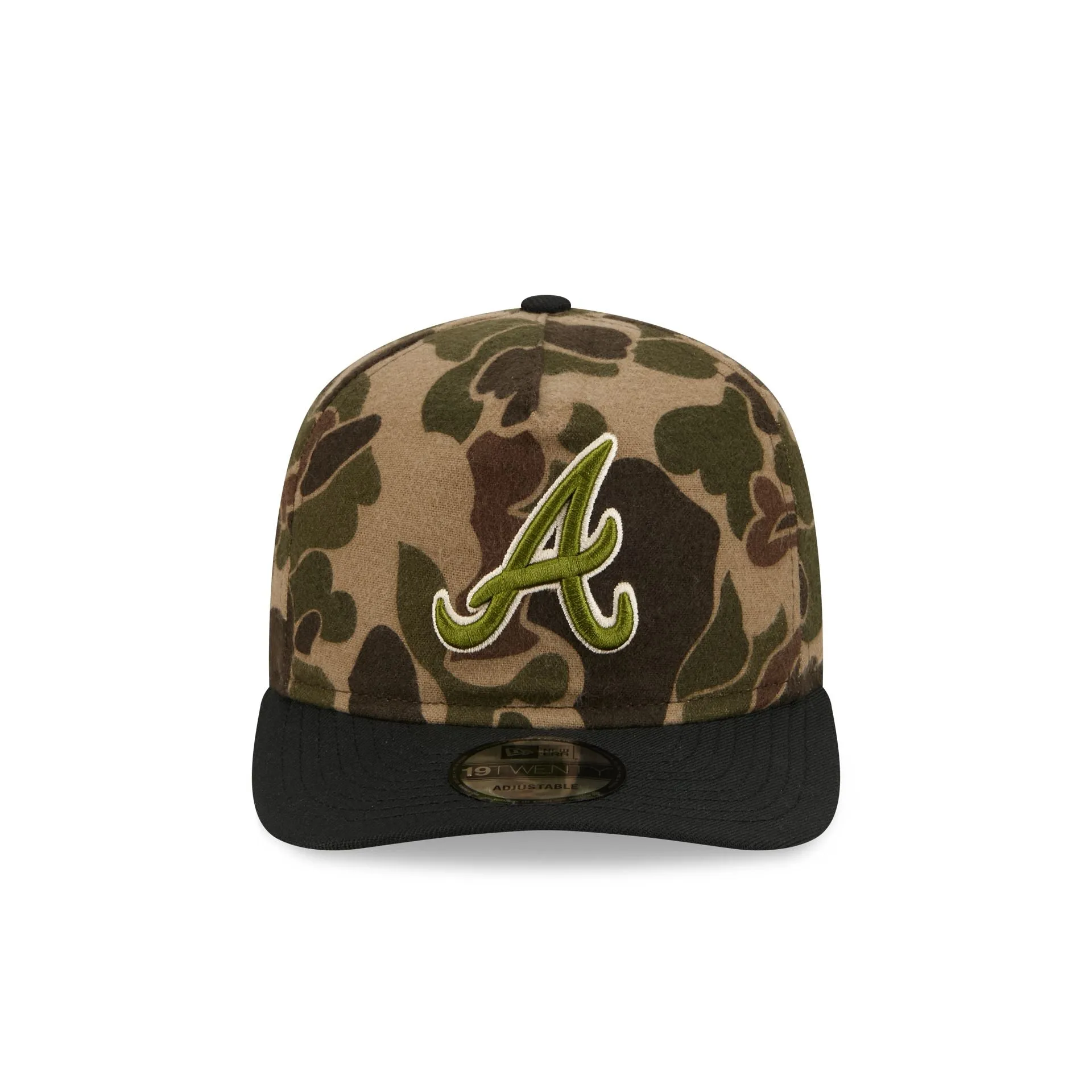 Atlanta Braves Three Looms Wool Duck Camo 19TWENTY Adjustable Hat sold by New Era product image thumbnail 2