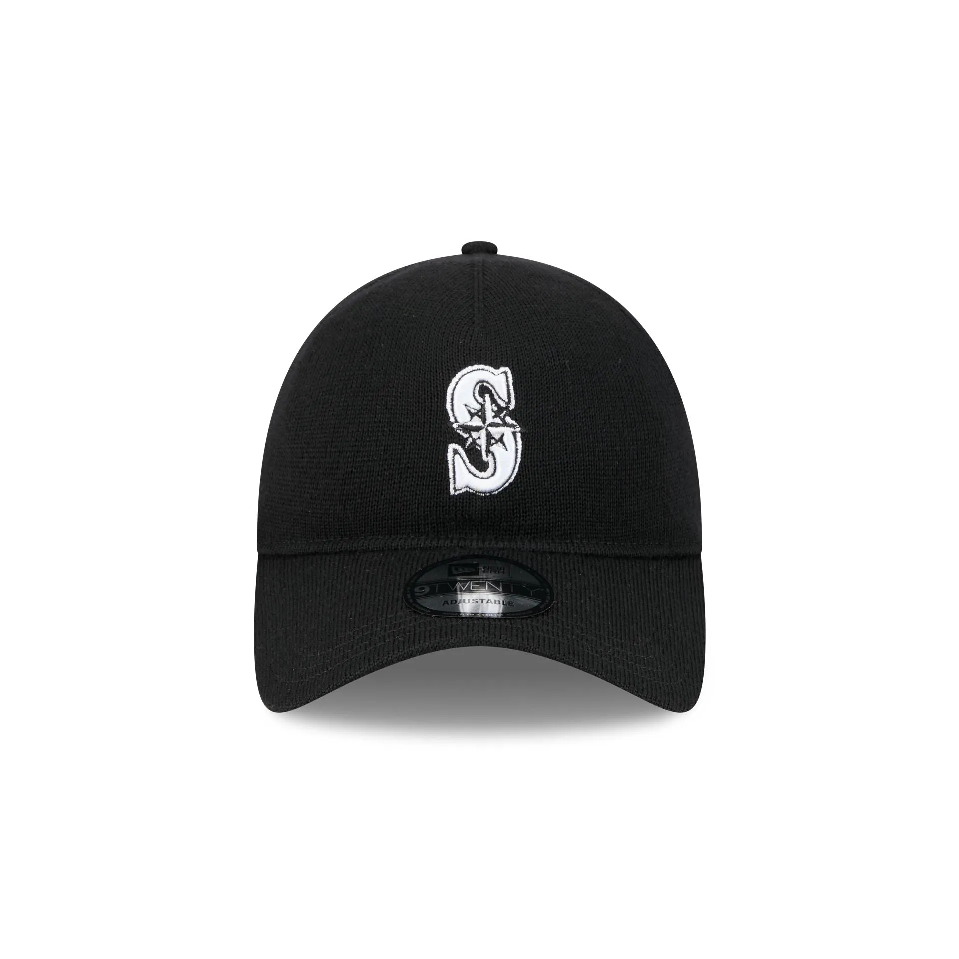 Seattle Mariners Merino Wool Black 9TWENTY Adjustable Hat sold by New Era product image thumbnail 2