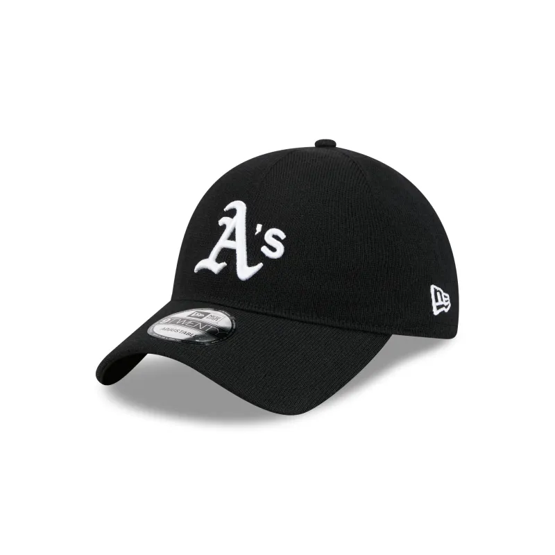Athletics Merino Wool Black 9TWENTY Adjustable Hat sold by New Era