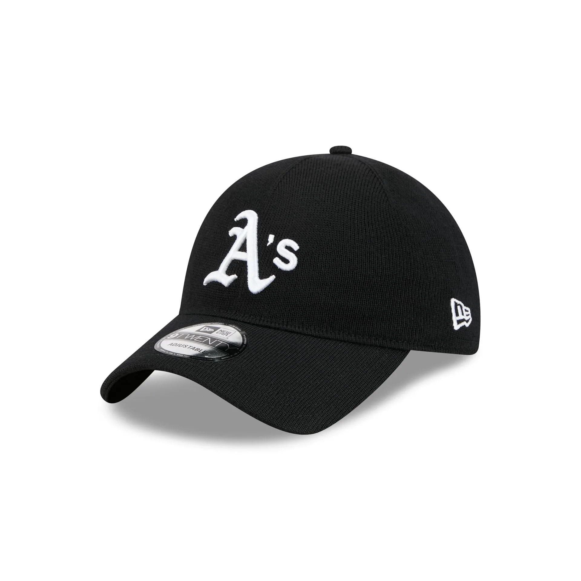 Athletics Merino Wool Black 9TWENTY Adjustable Hat sold by New Era