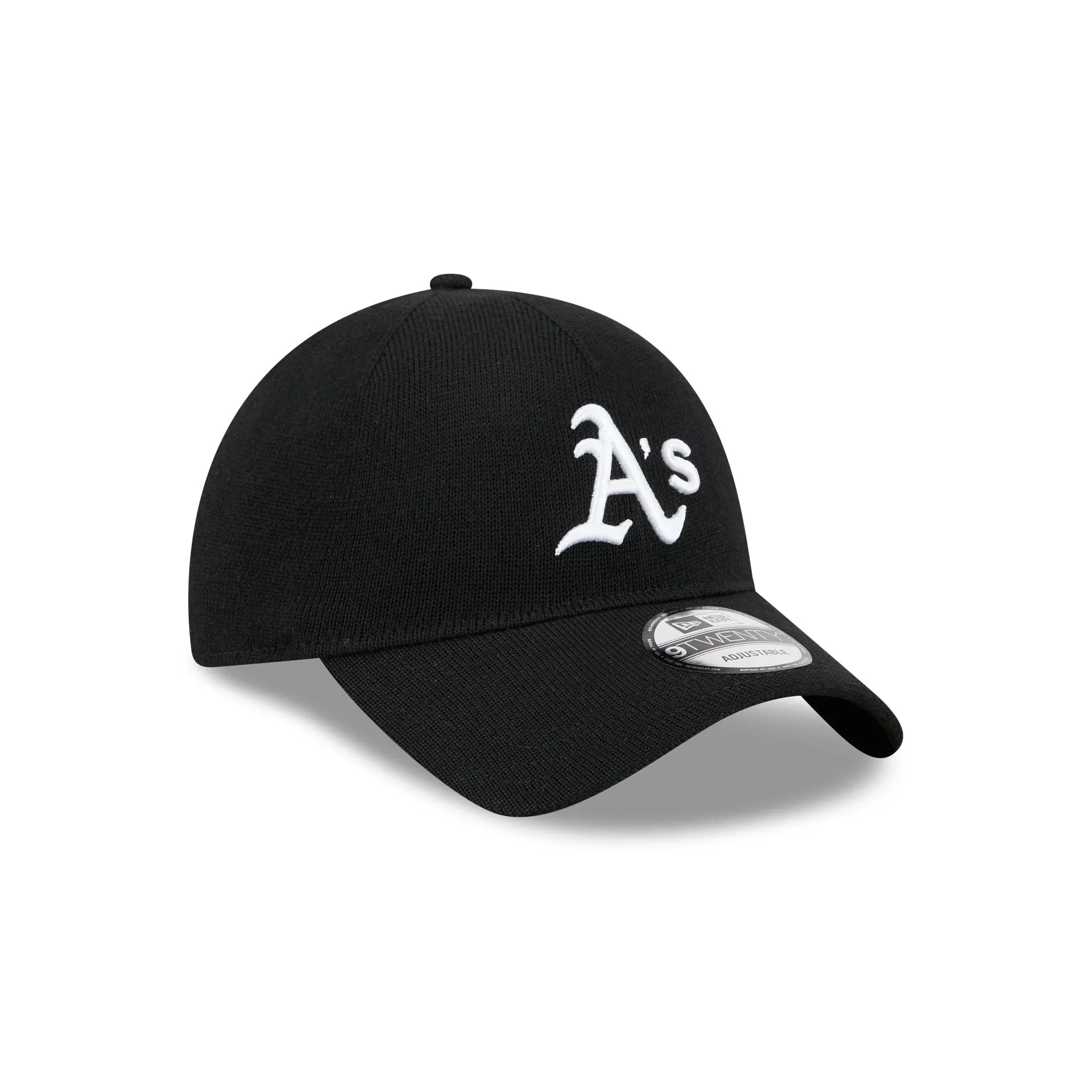 Athletics Merino Wool Black 9TWENTY Adjustable Hat sold by New Era product image thumbnail 3