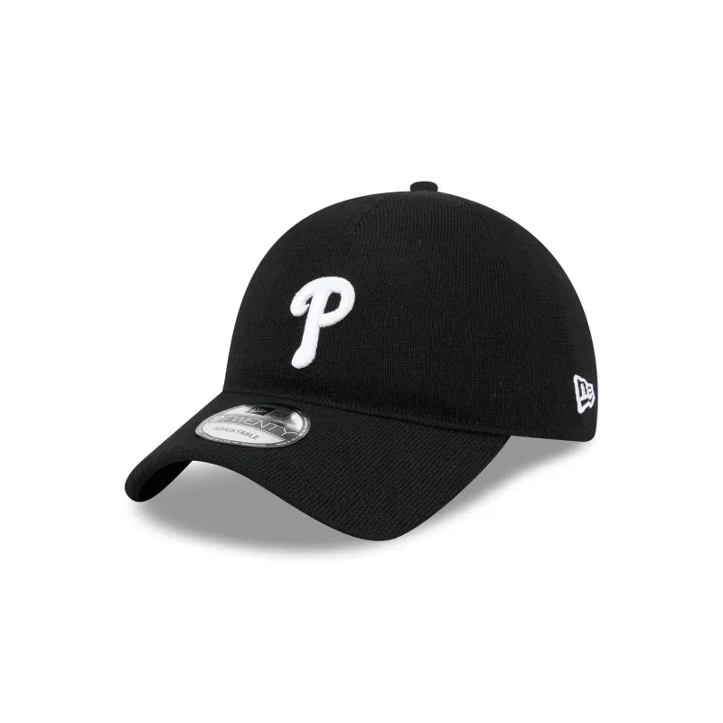 Philadelphia Phillies Merino Wool Black 9TWENTY Adjustable Hat sold by New Era