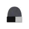 New Era Cap Merino Wool Color Block Gray Cuff Knit Hat sold by New Era