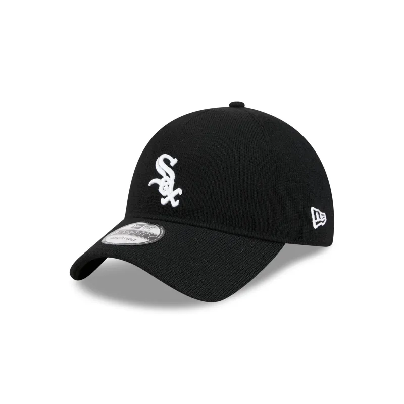 Chicago White Sox Merino Wool Black 9TWENTY Adjustable Hat sold by New Era