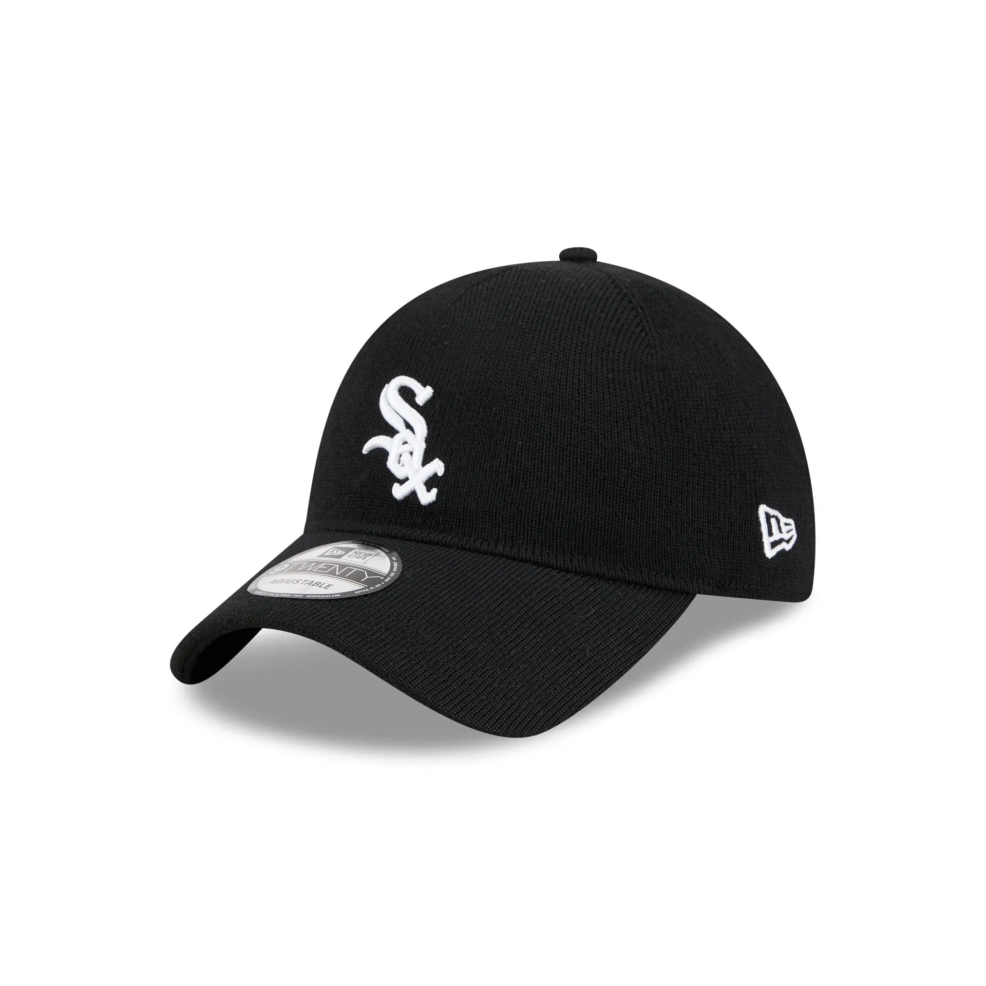 Chicago White Sox Merino Wool Black 9TWENTY Adjustable Hat sold by New Era