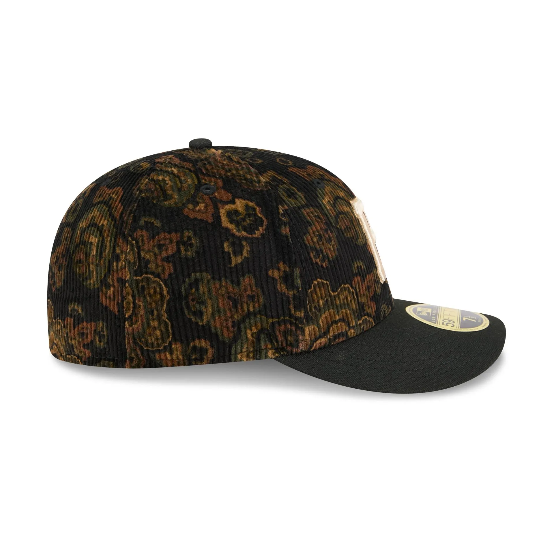 Pittsburgh Pirates Three Looms Floral Cord Low Profile 59FIFTY Fitted Hat sold by New Era product image thumbnail 5