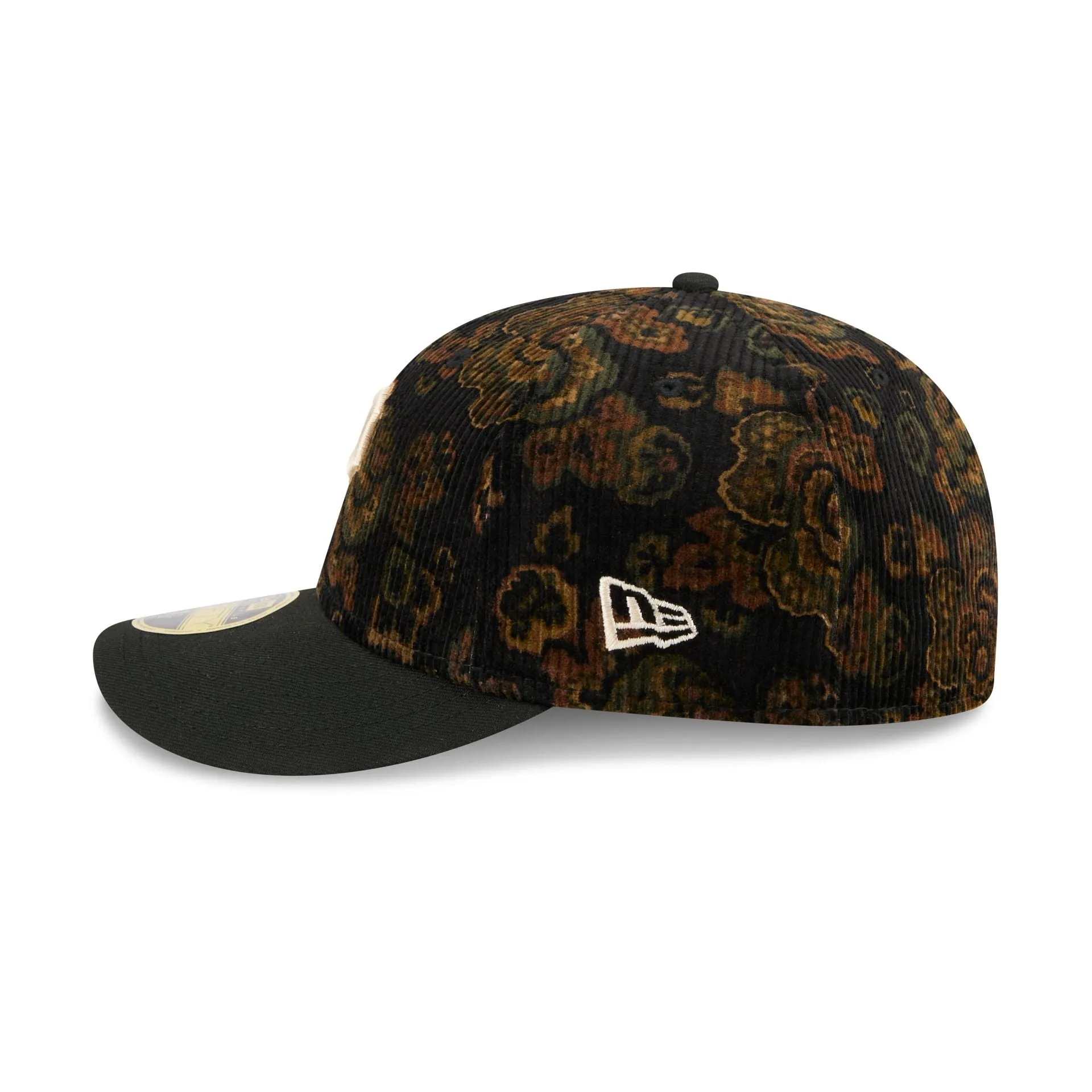 Pittsburgh Pirates Three Looms Floral Cord Low Profile 59FIFTY Fitted Hat sold by New Era product image thumbnail 4