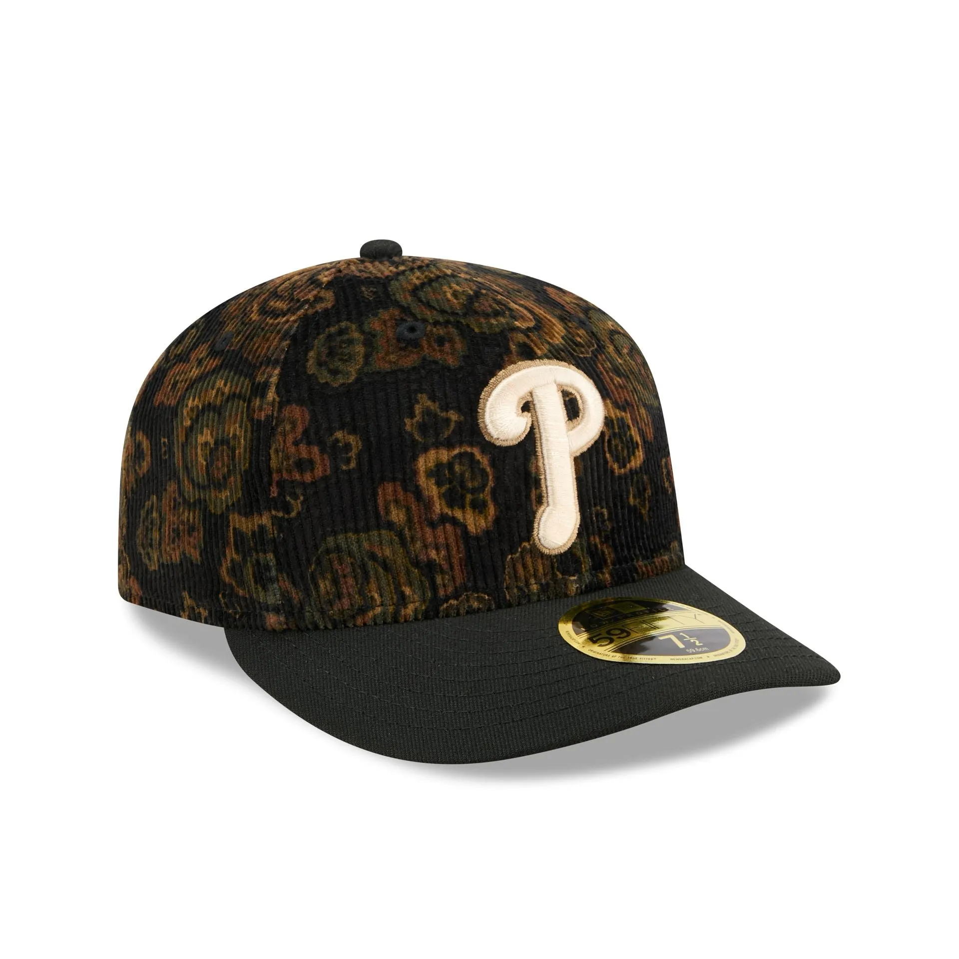 Philadelphia Phillies Three Looms Floral Cord Low Profile 59FIFTY Fitted Hat sold by New Era product image thumbnail 3