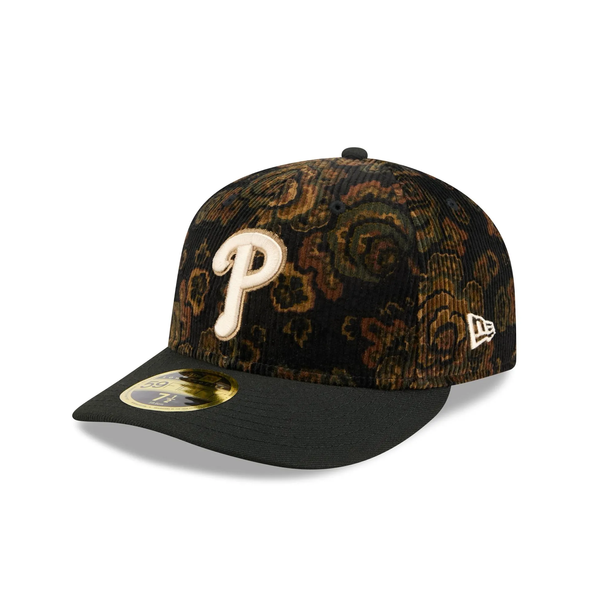 Philadelphia Phillies Three Looms Floral Cord Low Profile 59FIFTY Fitted Hat sold by New Era