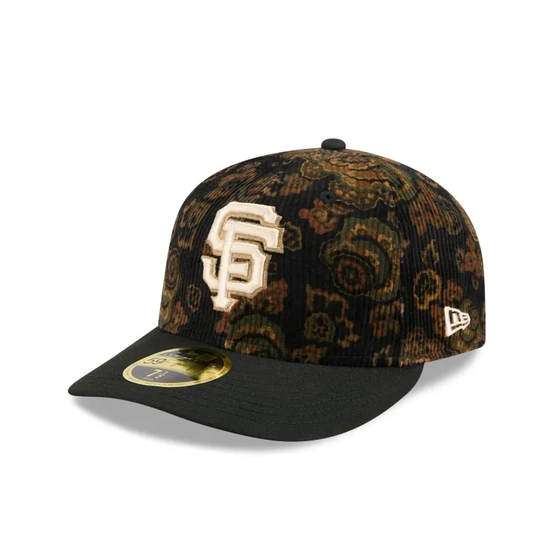 San Francisco Giants Three Looms Floral Cord Low Profile 59FIFTY Fitted Hat sold by New Era
