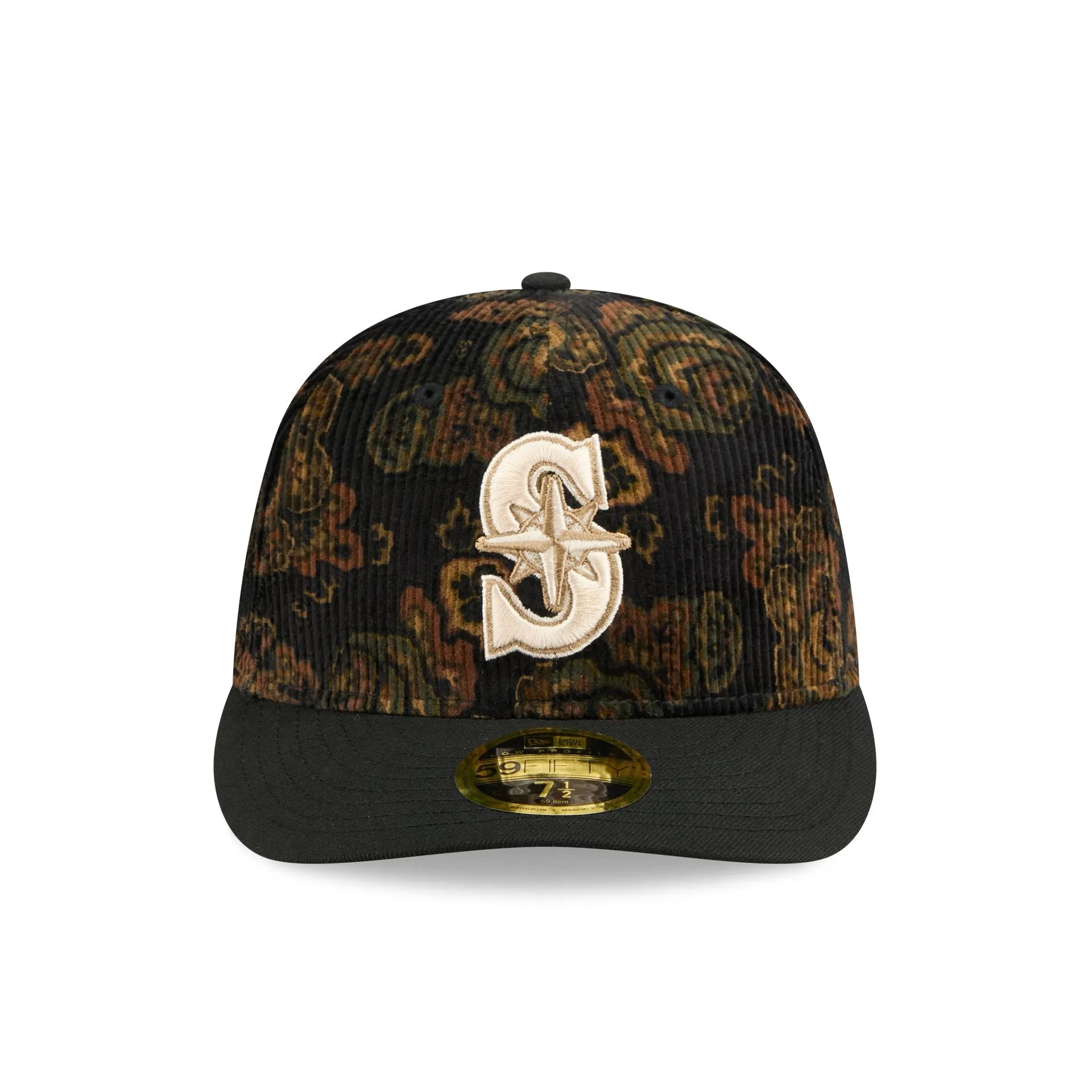 Seattle Mariners Three Looms Floral Cord Low Profile 59FIFTY Fitted Hat sold by New Era product image thumbnail 2