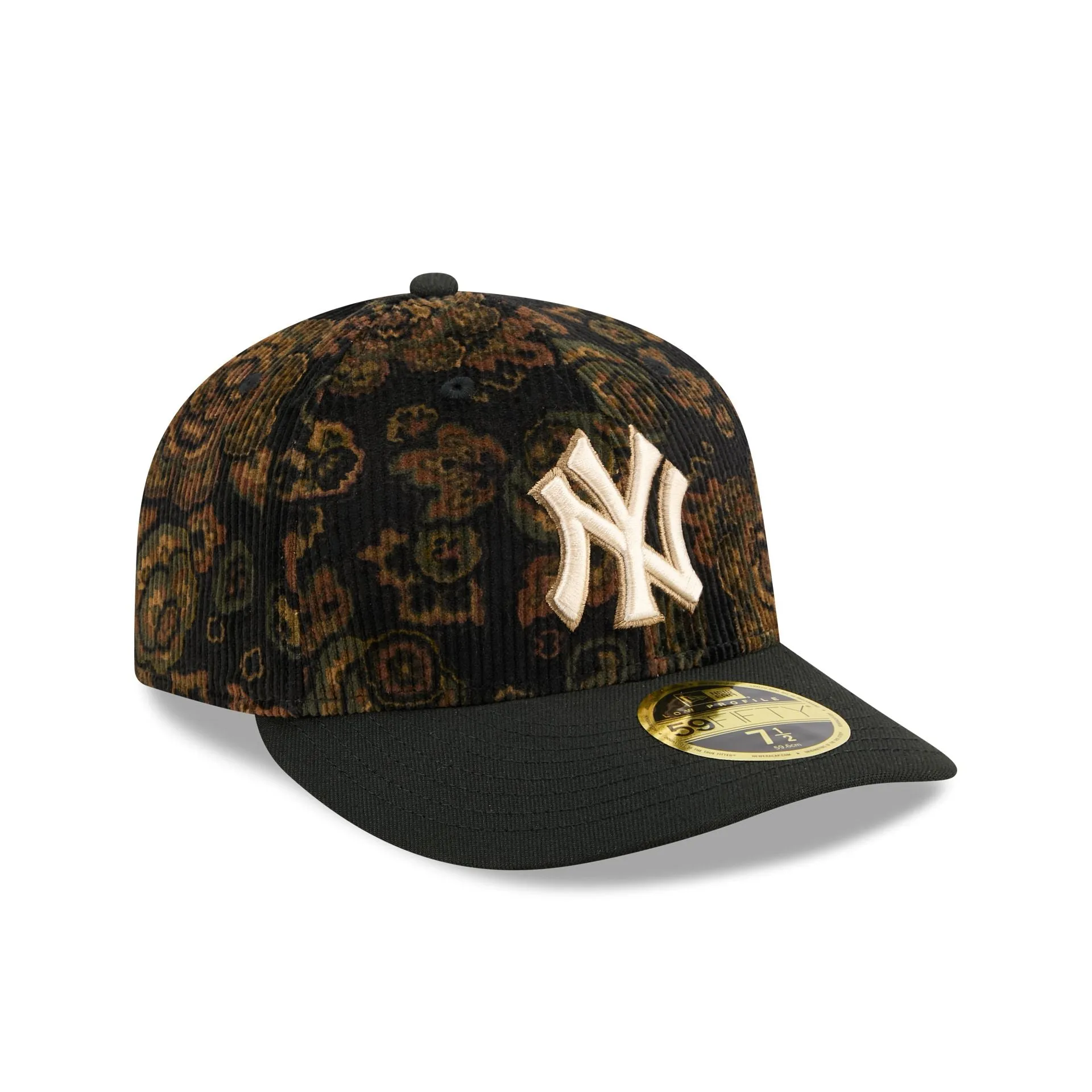 New York Yankees Three Looms Floral Cord Low Profile 59FIFTY Fitted Hat sold by New Era product image thumbnail 3