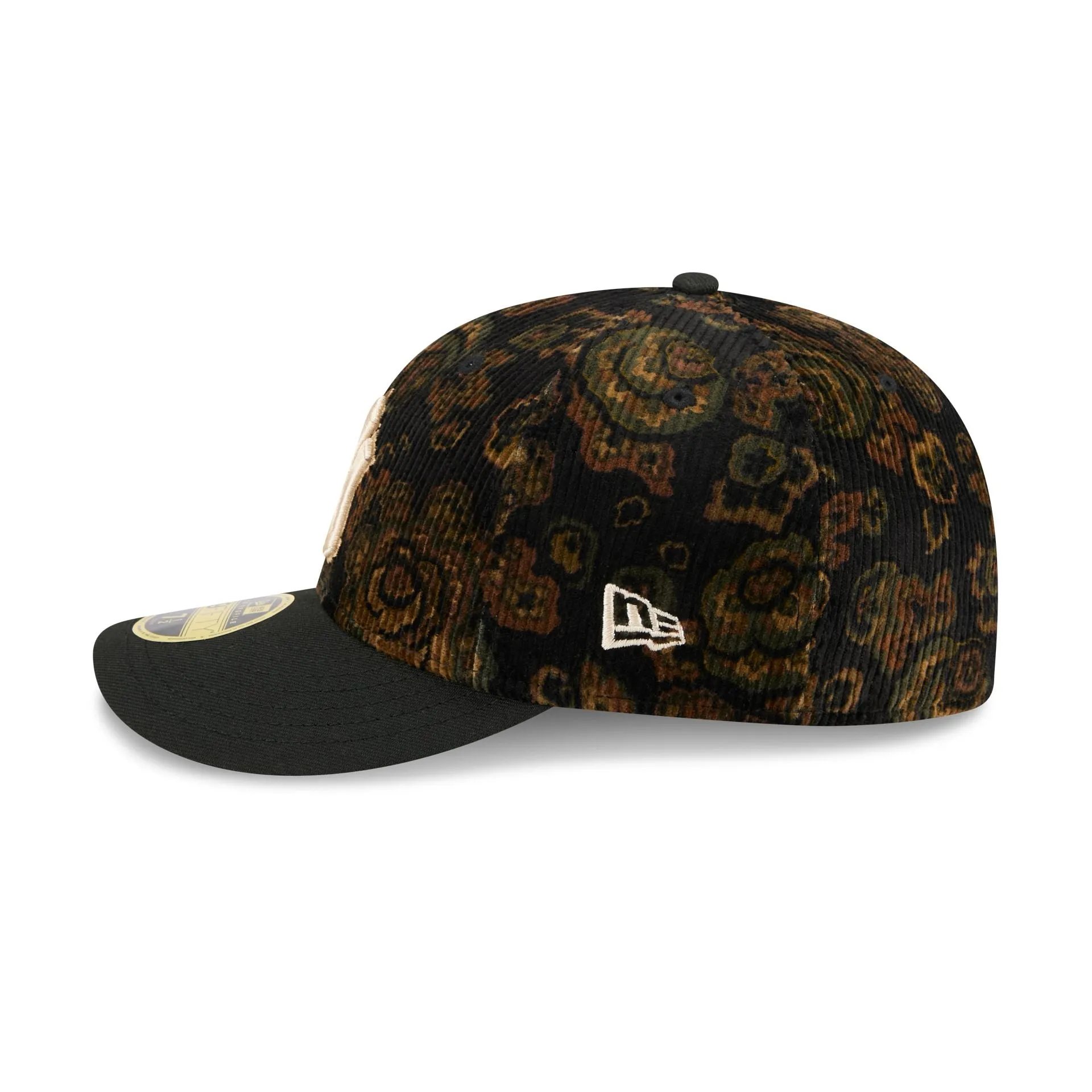 New York Yankees Three Looms Floral Cord Low Profile 59FIFTY Fitted Hat sold by New Era product image thumbnail 4