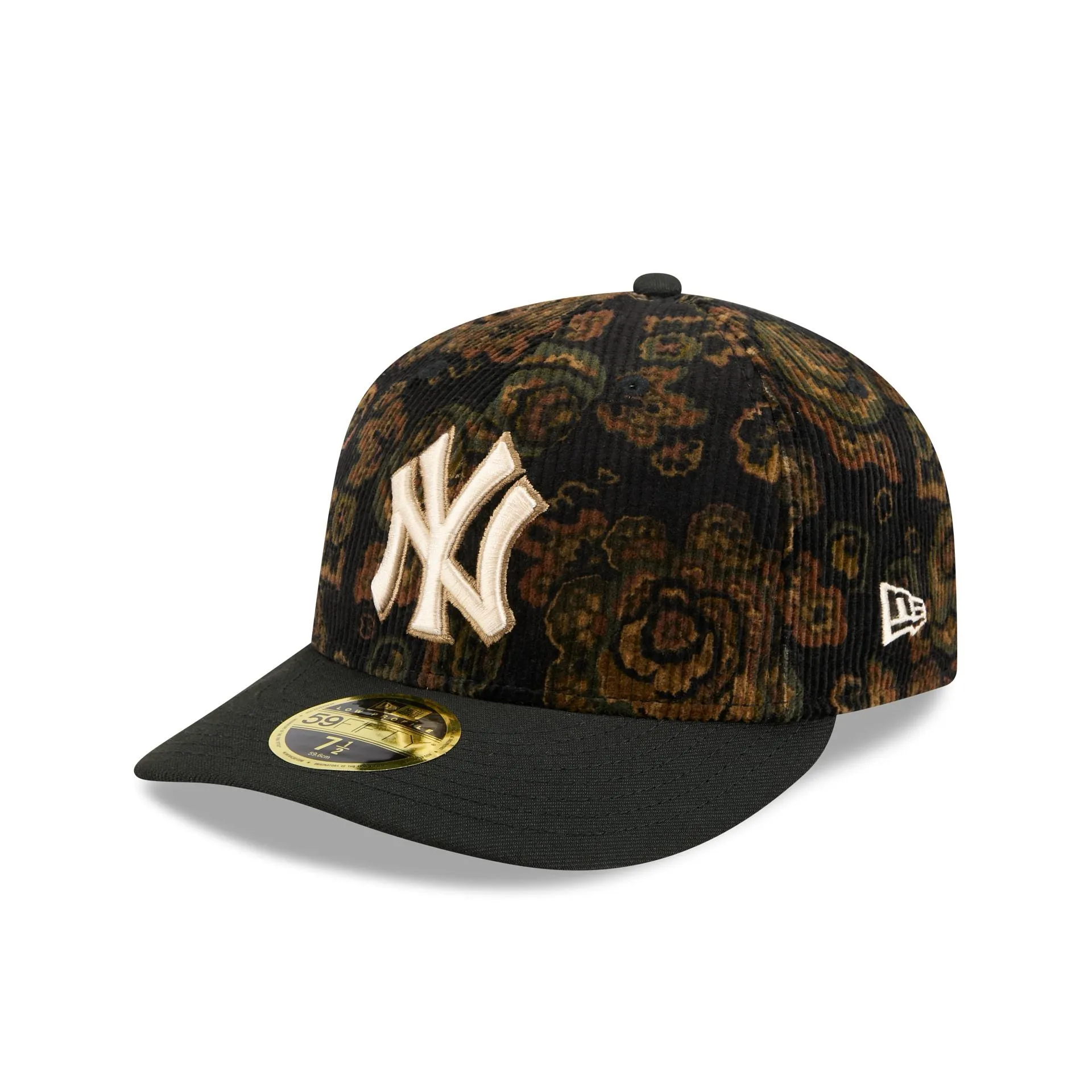 New York Yankees Three Looms Floral Cord Low Profile 59FIFTY Fitted Hat sold by New Era