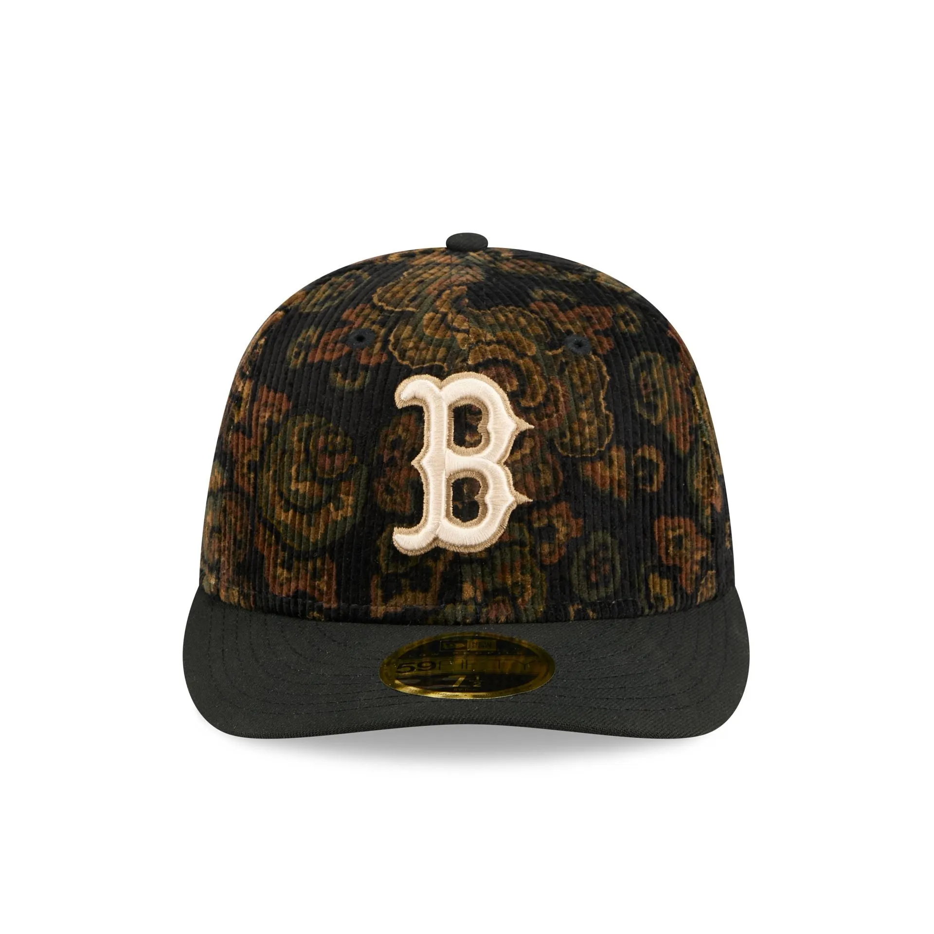 Boston Red Sox Three Looms Floral Cord Low Profile 59FIFTY Fitted Hat sold by New Era product image thumbnail 2
