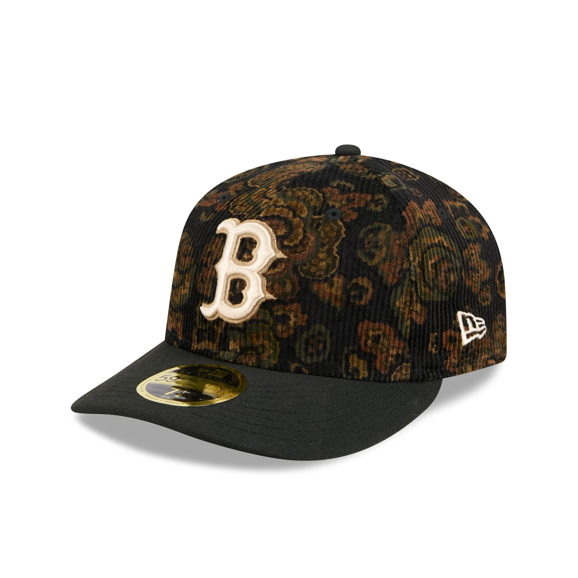 Boston Red Sox Three Looms Floral Cord Low Profile 59FIFTY Fitted Hat sold by New Era