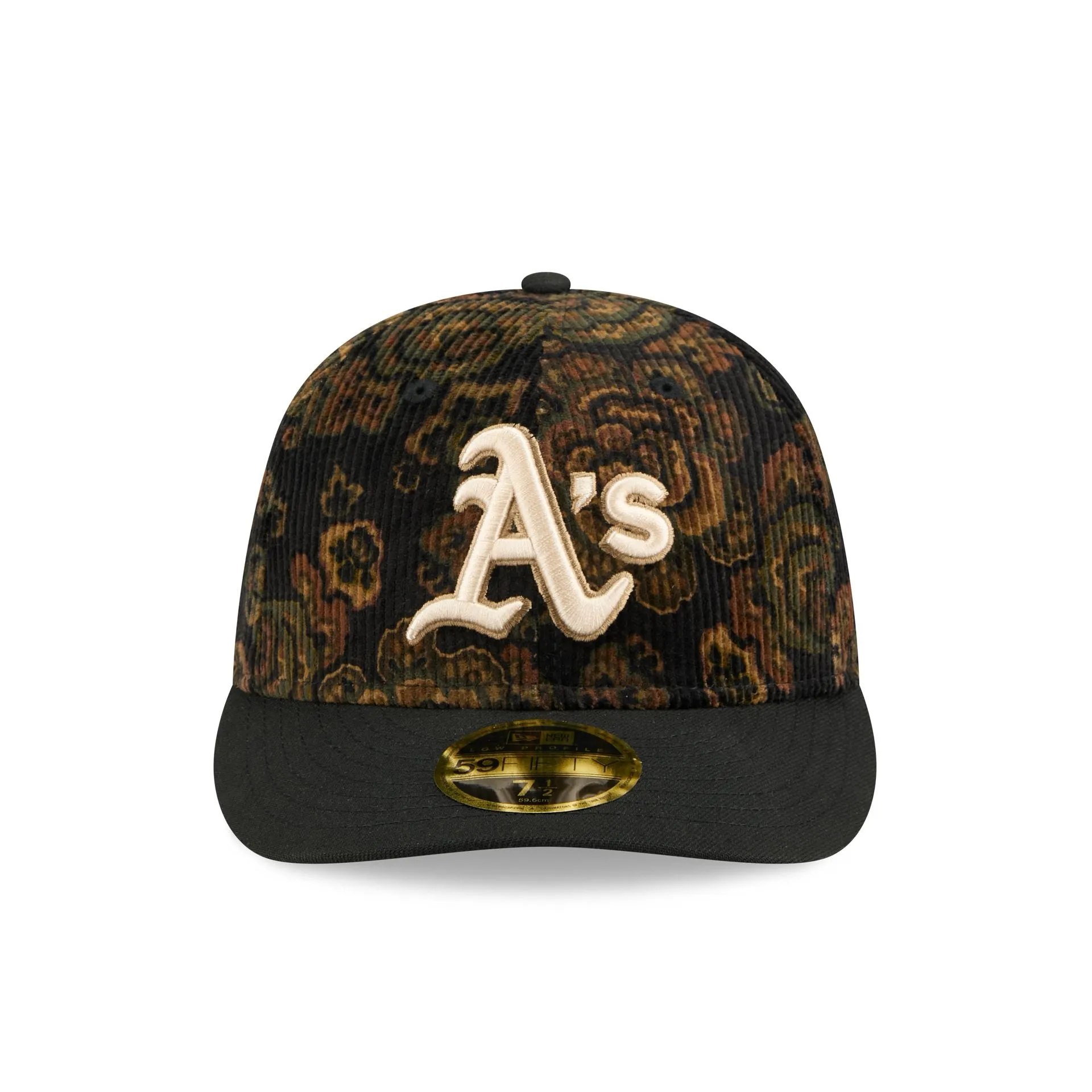 Athletics Three Looms Floral Cord Low Profile 59FIFTY Fitted Hat sold by New Era product image thumbnail 2