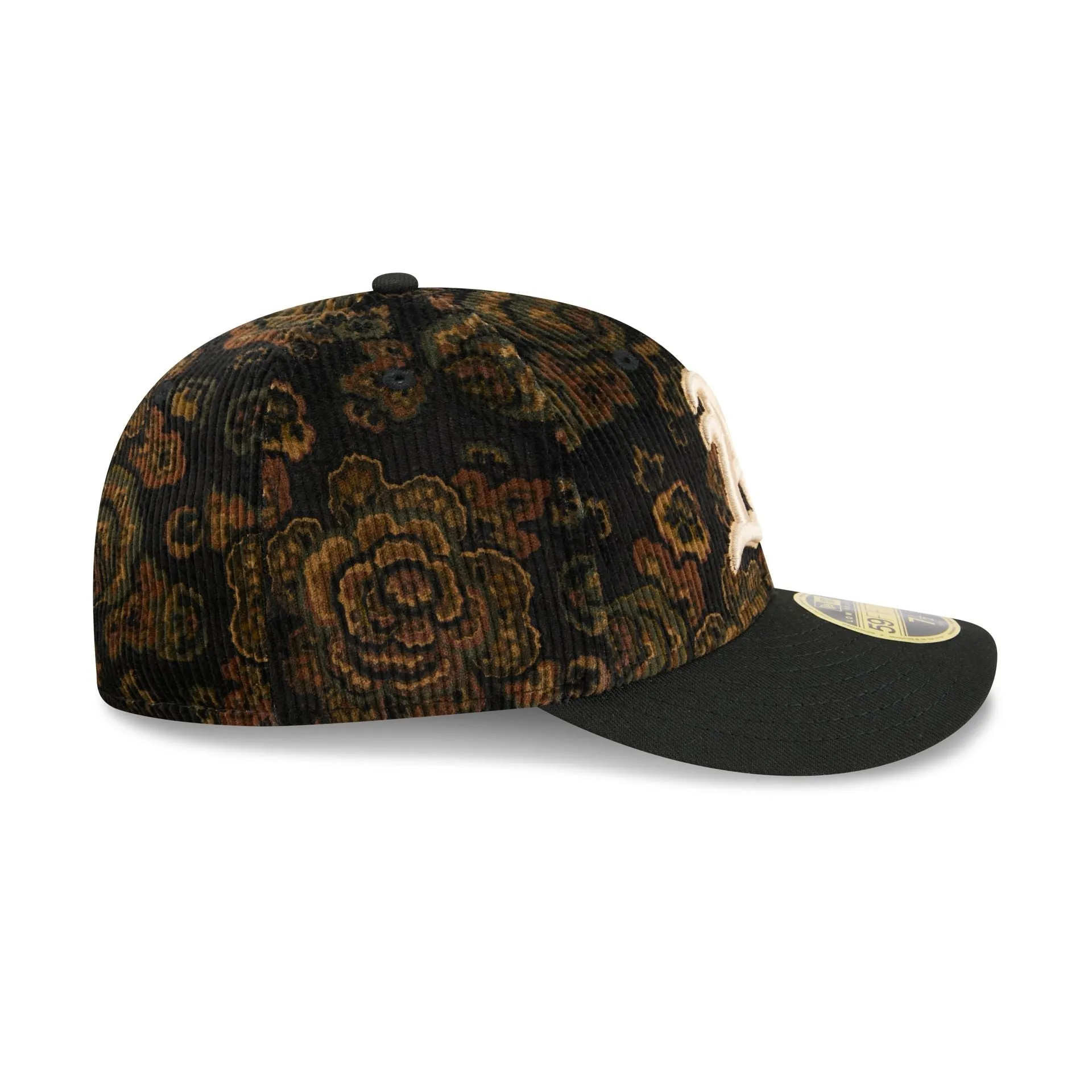 Athletics Three Looms Floral Cord Low Profile 59FIFTY Fitted Hat sold by New Era product image thumbnail 5