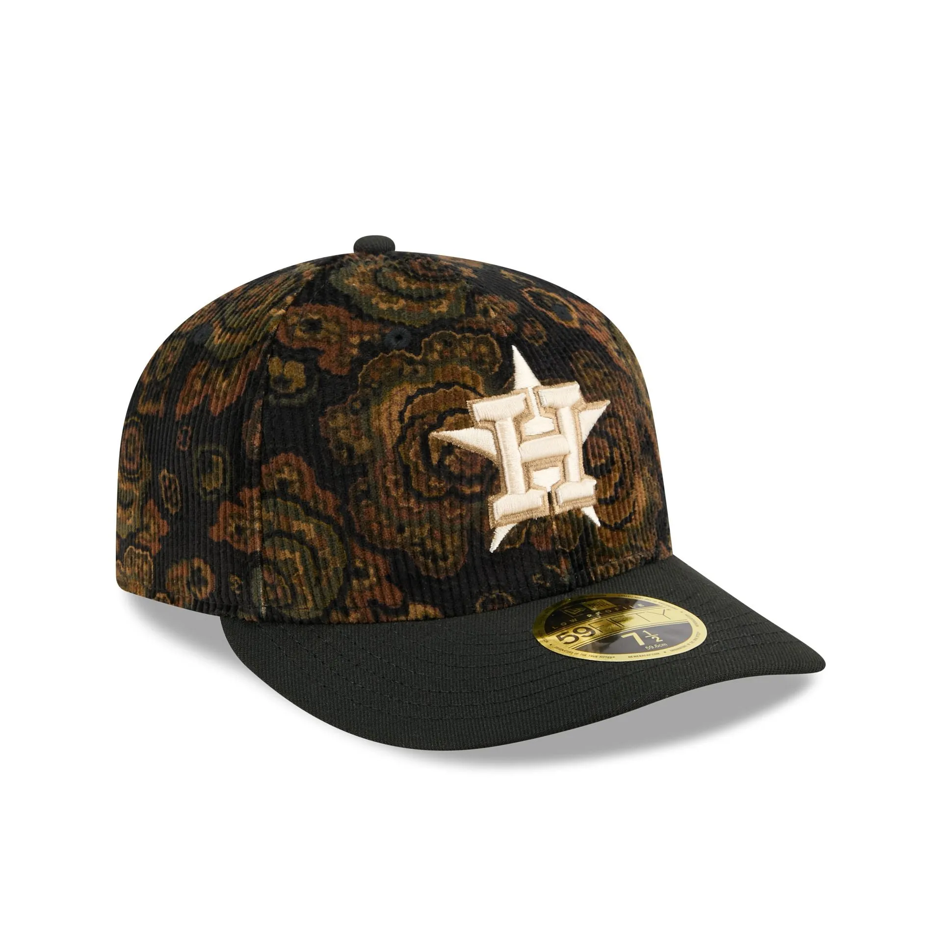 Houston Astros Three Looms Floral Cord Low Profile 59FIFTY Fitted Hat sold by New Era product image thumbnail 3
