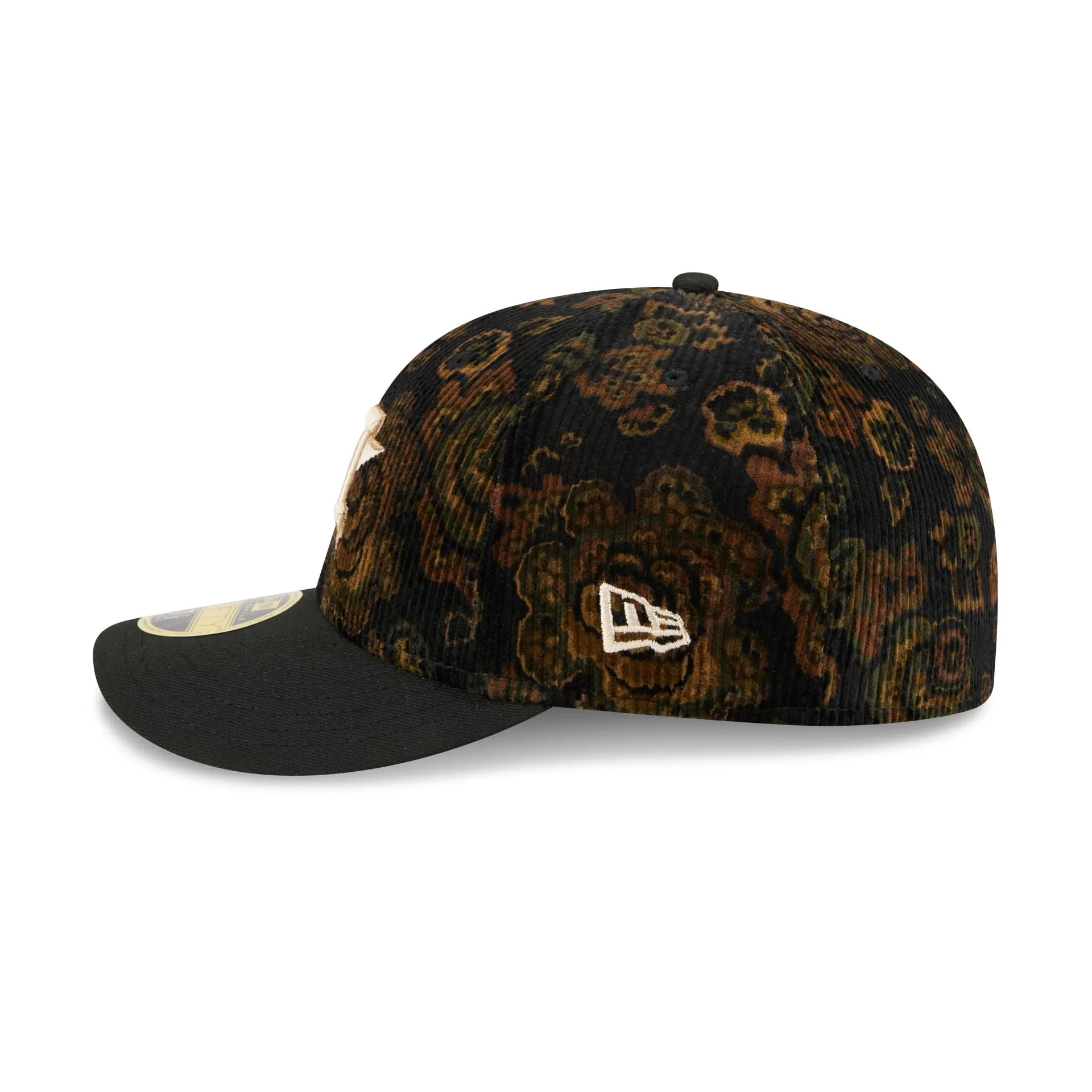 Houston Astros Three Looms Floral Cord Low Profile 59FIFTY Fitted Hat sold by New Era product image thumbnail 4