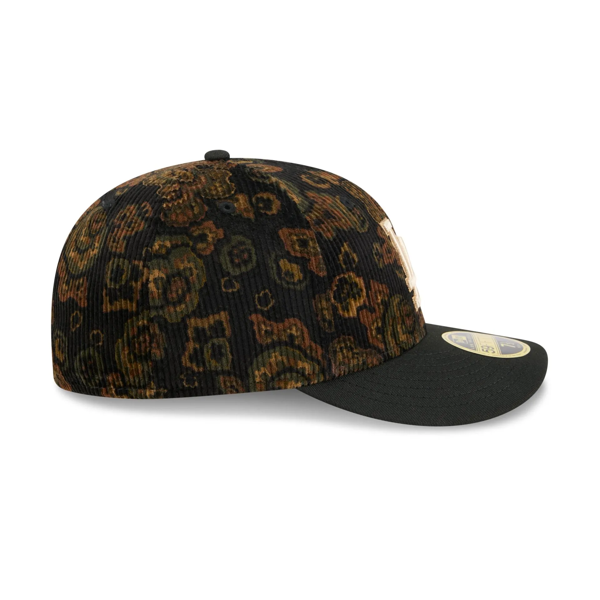 Los Angeles Dodgers Three Looms Floral Cord Low Profile 59FIFTY Fitted Hat sold by New Era product image thumbnail 5