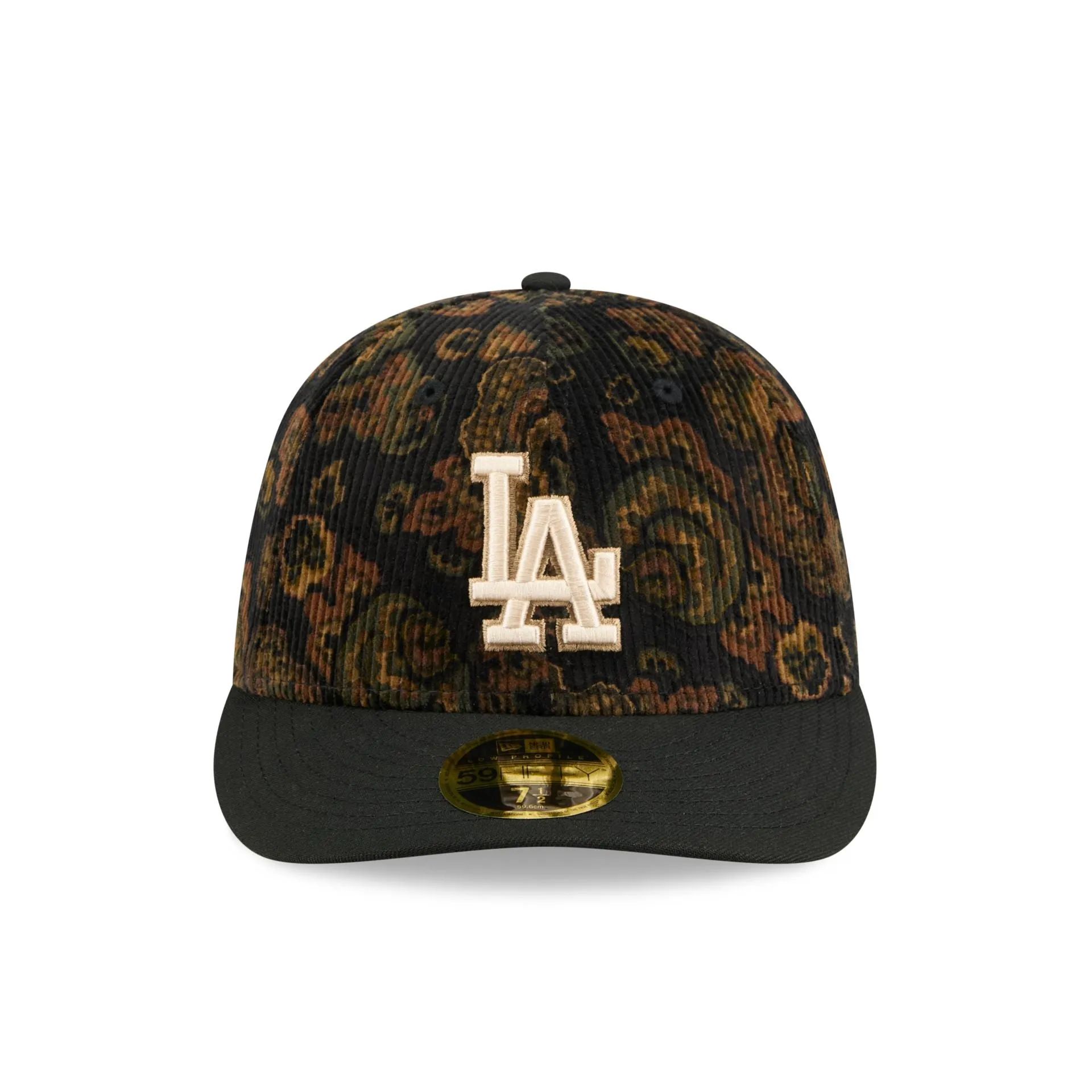 Los Angeles Dodgers Three Looms Floral Cord Low Profile 59FIFTY Fitted Hat sold by New Era product image thumbnail 2