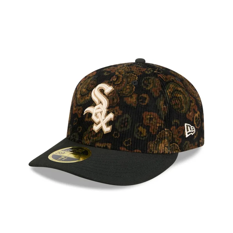 Chicago White Sox Three Looms Floral Cord Low Profile 59FIFTY Fitted Hat sold by New Era